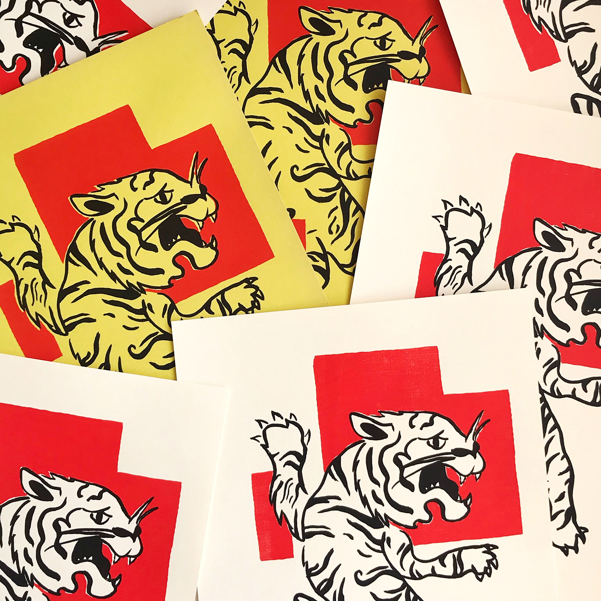 red tiger - 2107 screen printing 250x345