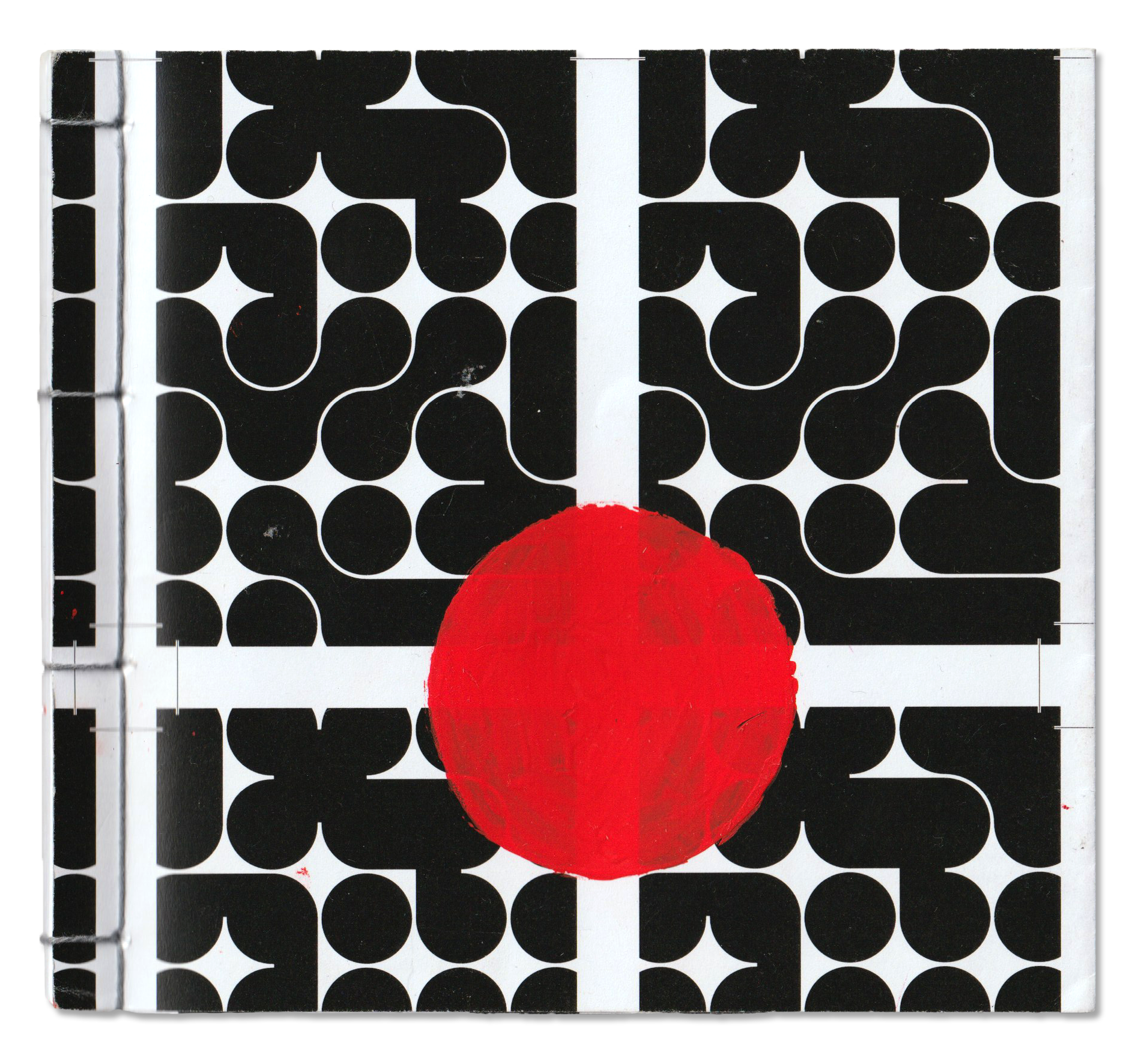 Výkřiky mládí // poetry book, front cover, Japanese biding
