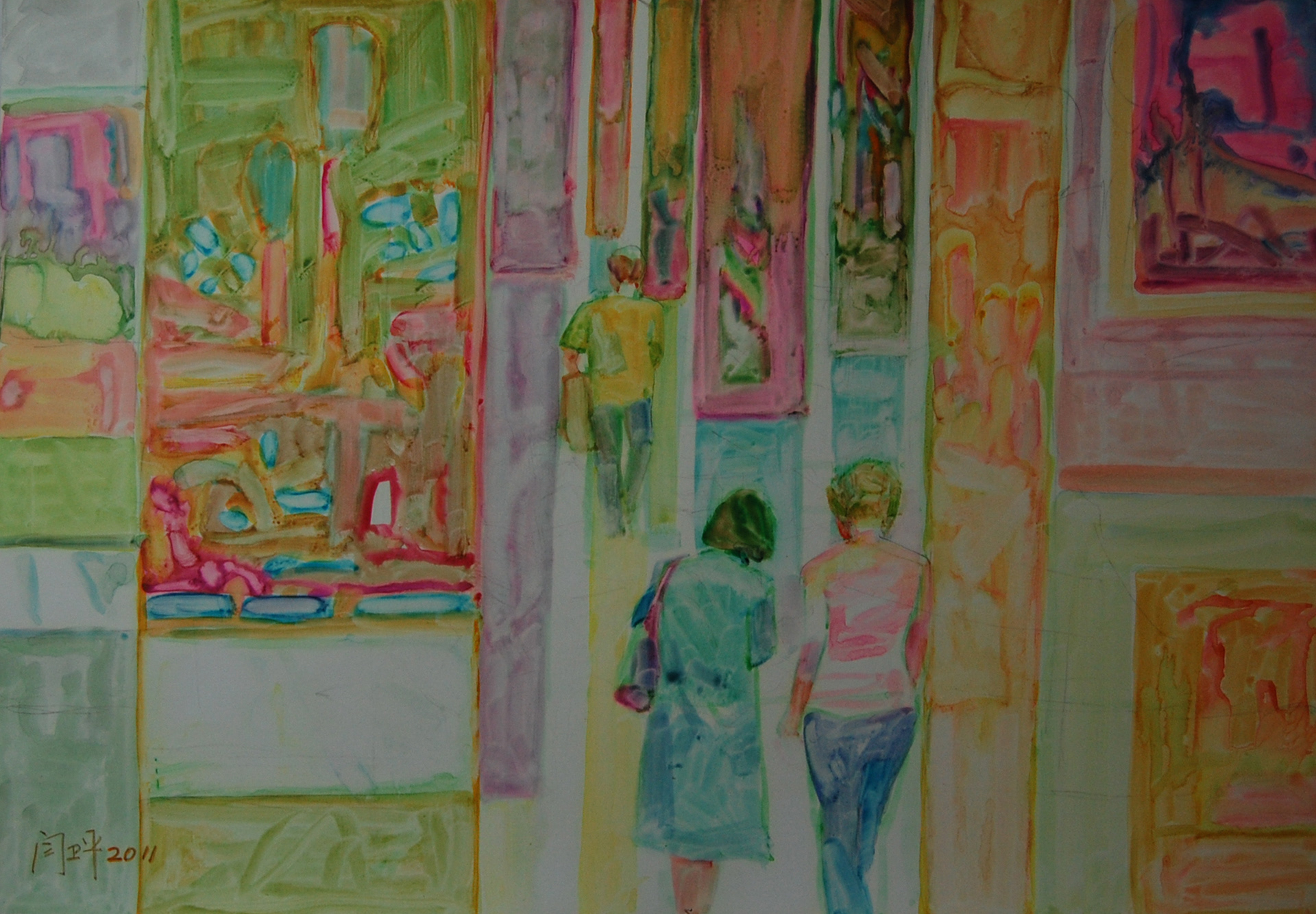 GALLERY AFTERNOON_100x80