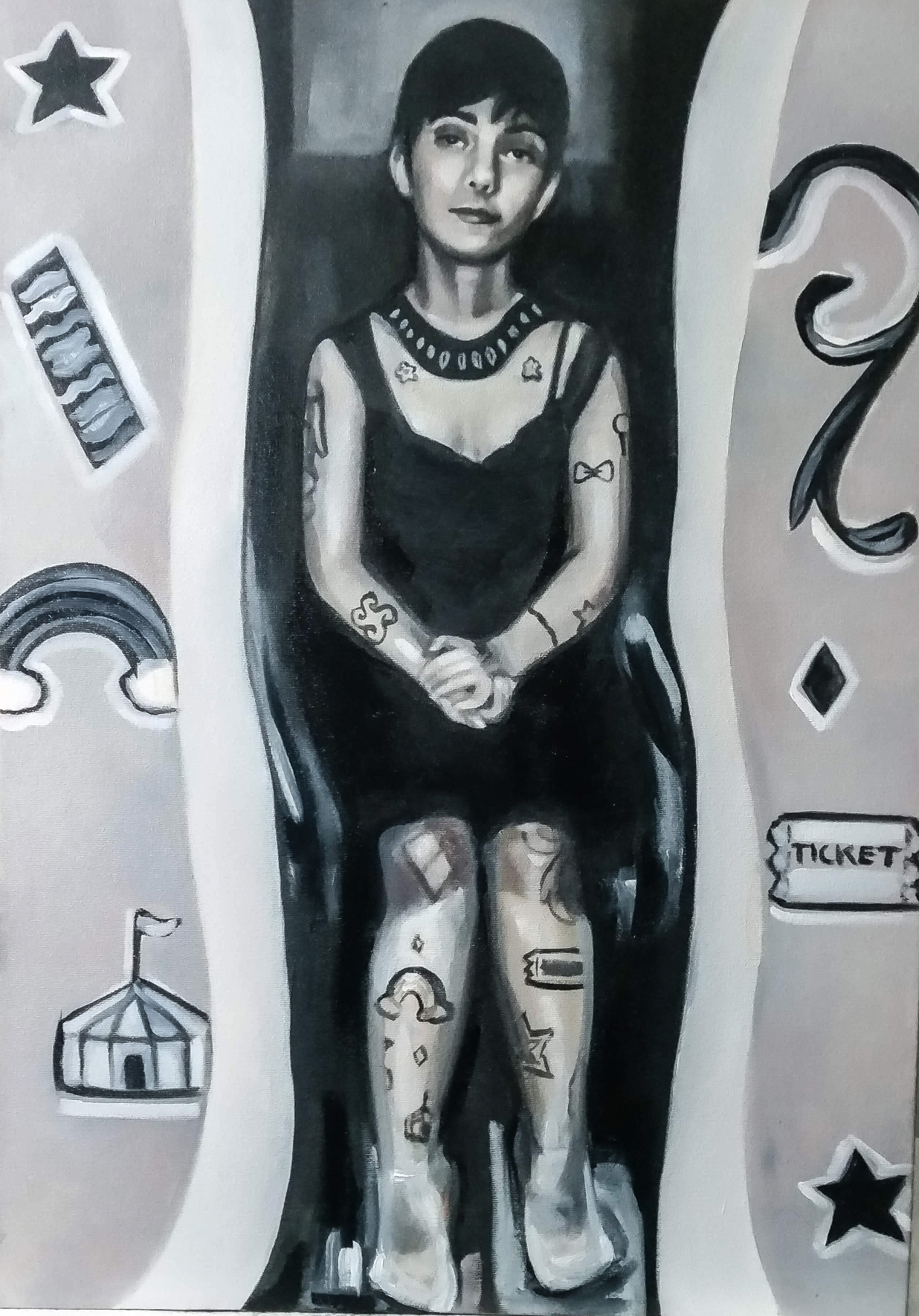 Oil painting on canvas