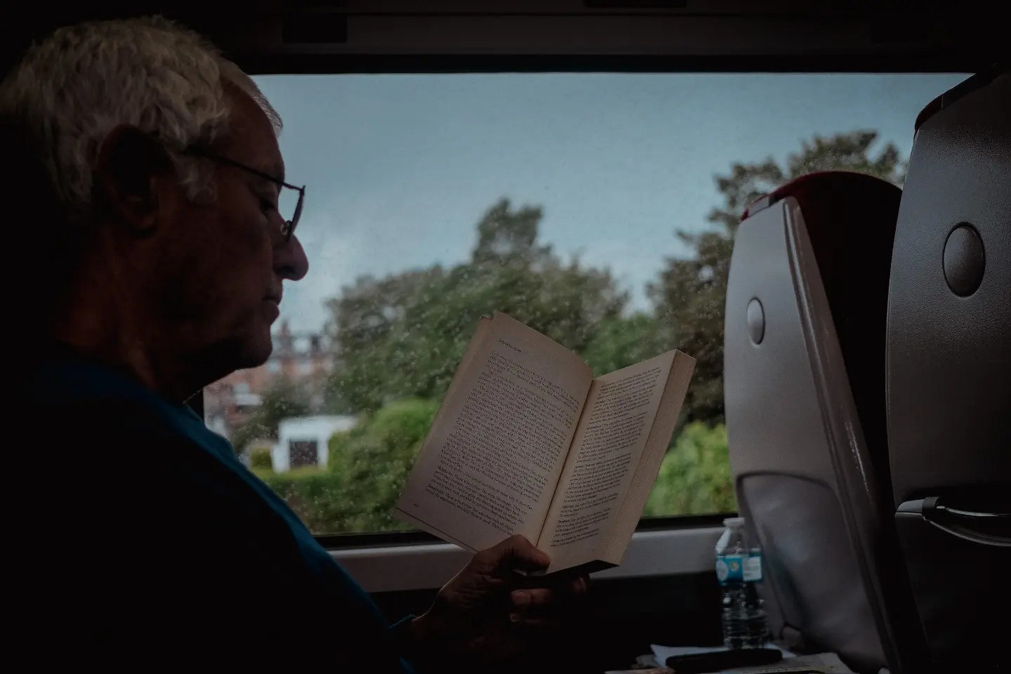 On a train ride to Nottingham
