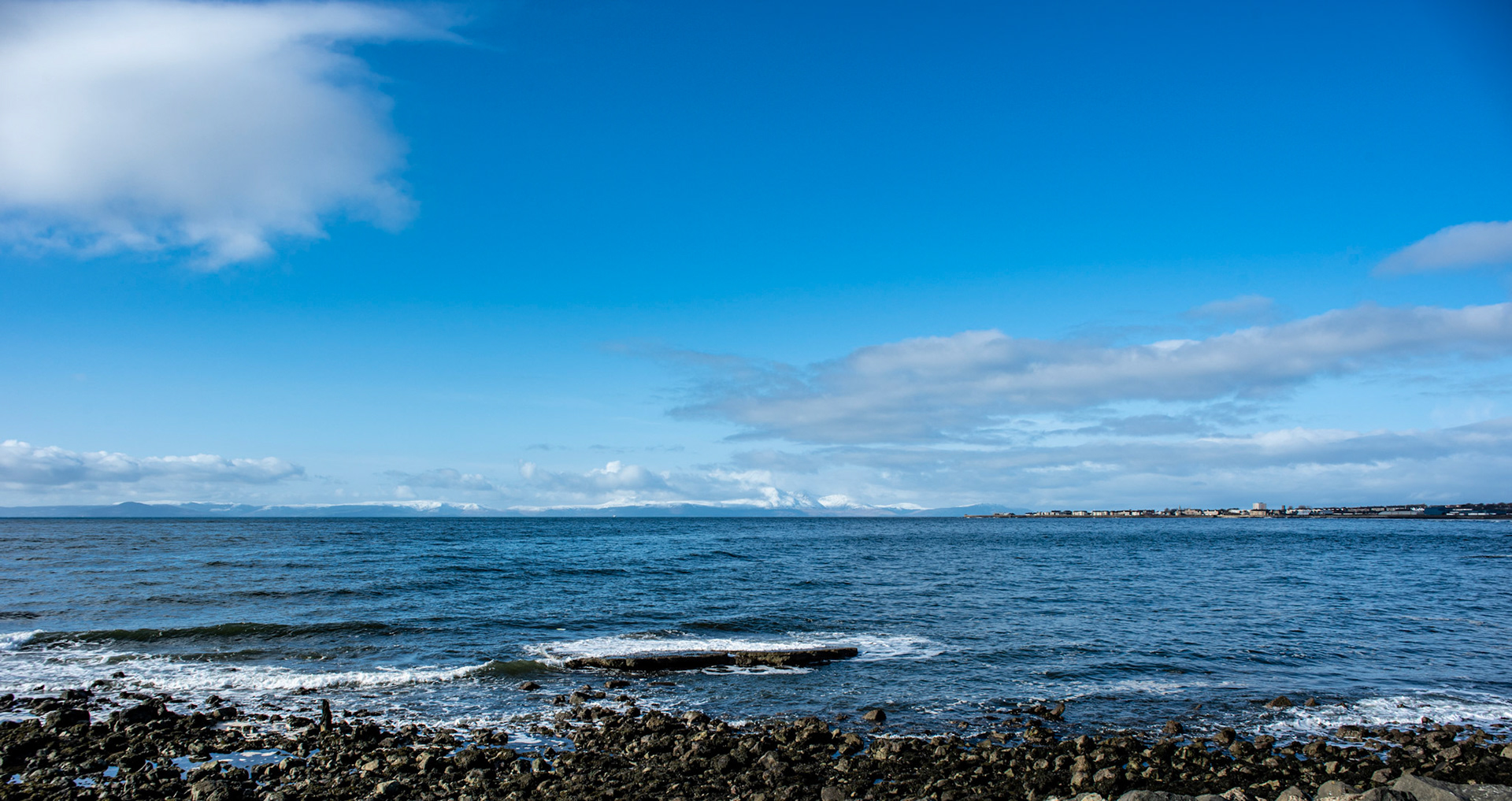 Isle of Arran from Stevenson Point