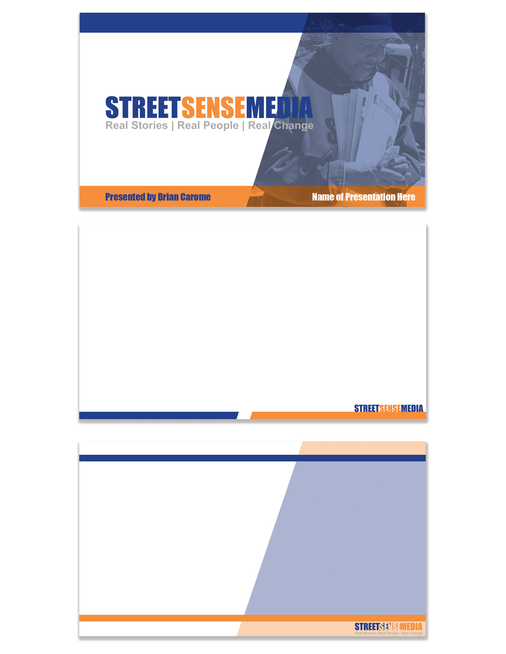 Street Sense Media PowerPoint Deck
