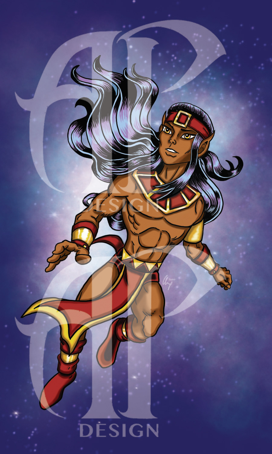 Elfquest "Rayek" Character Fan Art