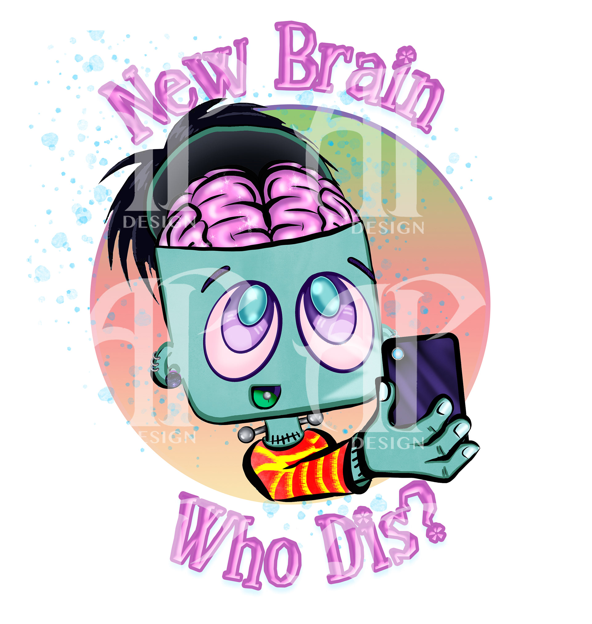Original T-shirt Design Concept for "Approachable Monsters" Challenge