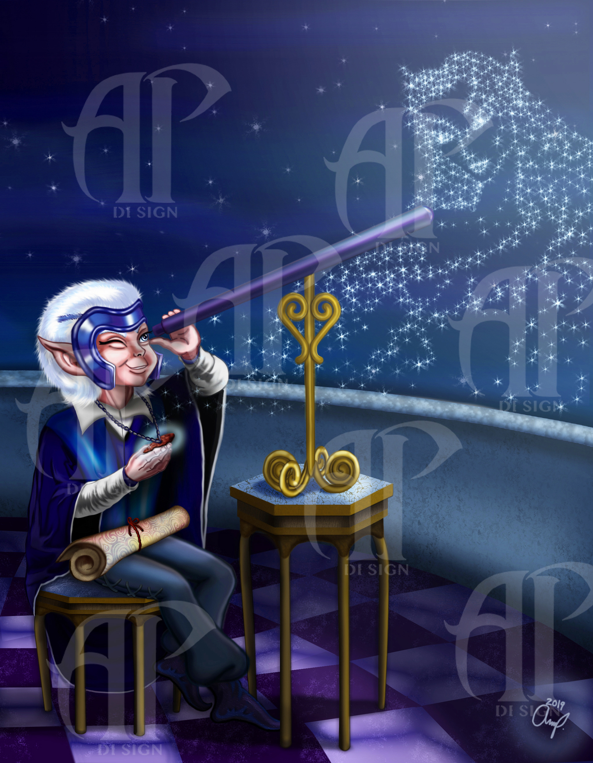 Elfquest Fan art- Skywise/Galileo Mash-up