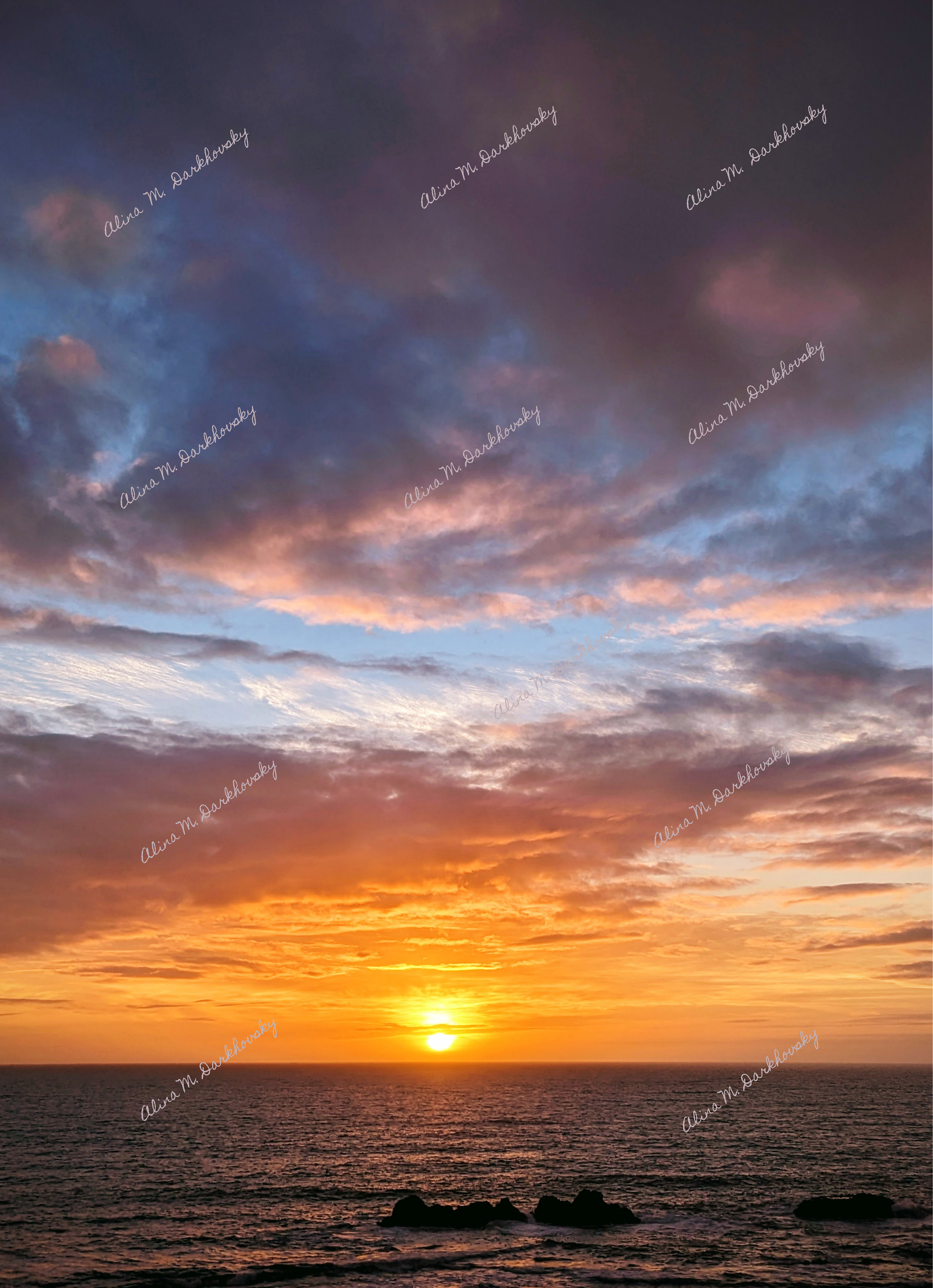 sunset at the beach, California, Pacific Ocean, Half Moon Bay, Gorgeous Sunset