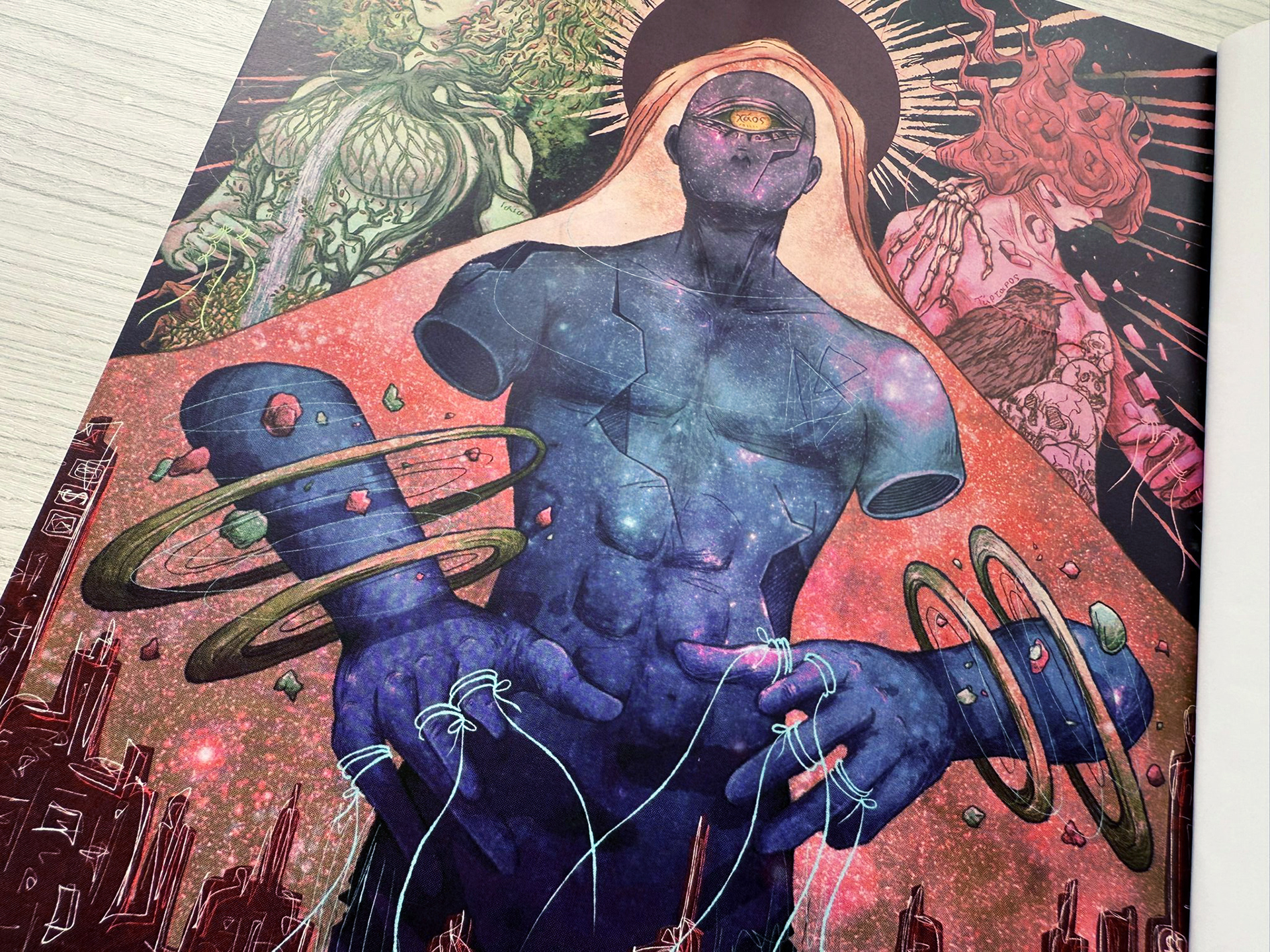 Illustration for the fourth issue of The Stygian Zine, titled “The Old Gods”