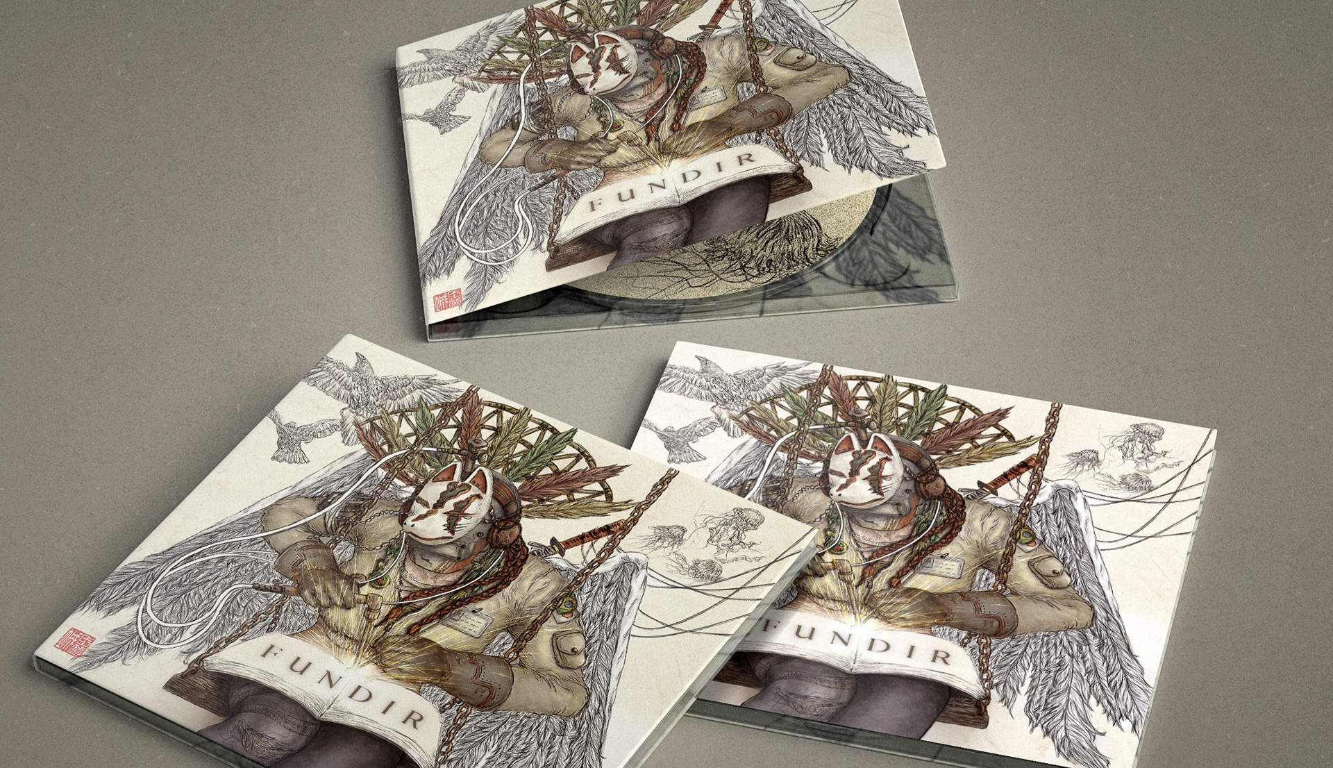 Cover illustration for the concept single by the alternative rock band FUNDIR