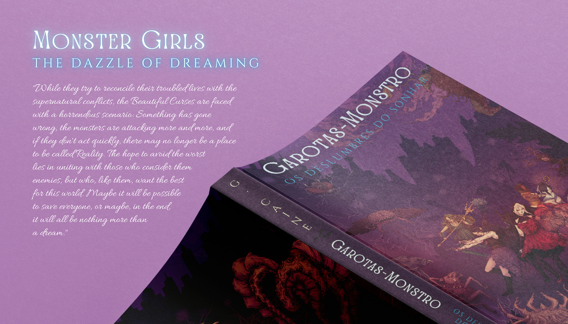 Book cover Garotas-Monstro Os Deslumbres do Sonhar