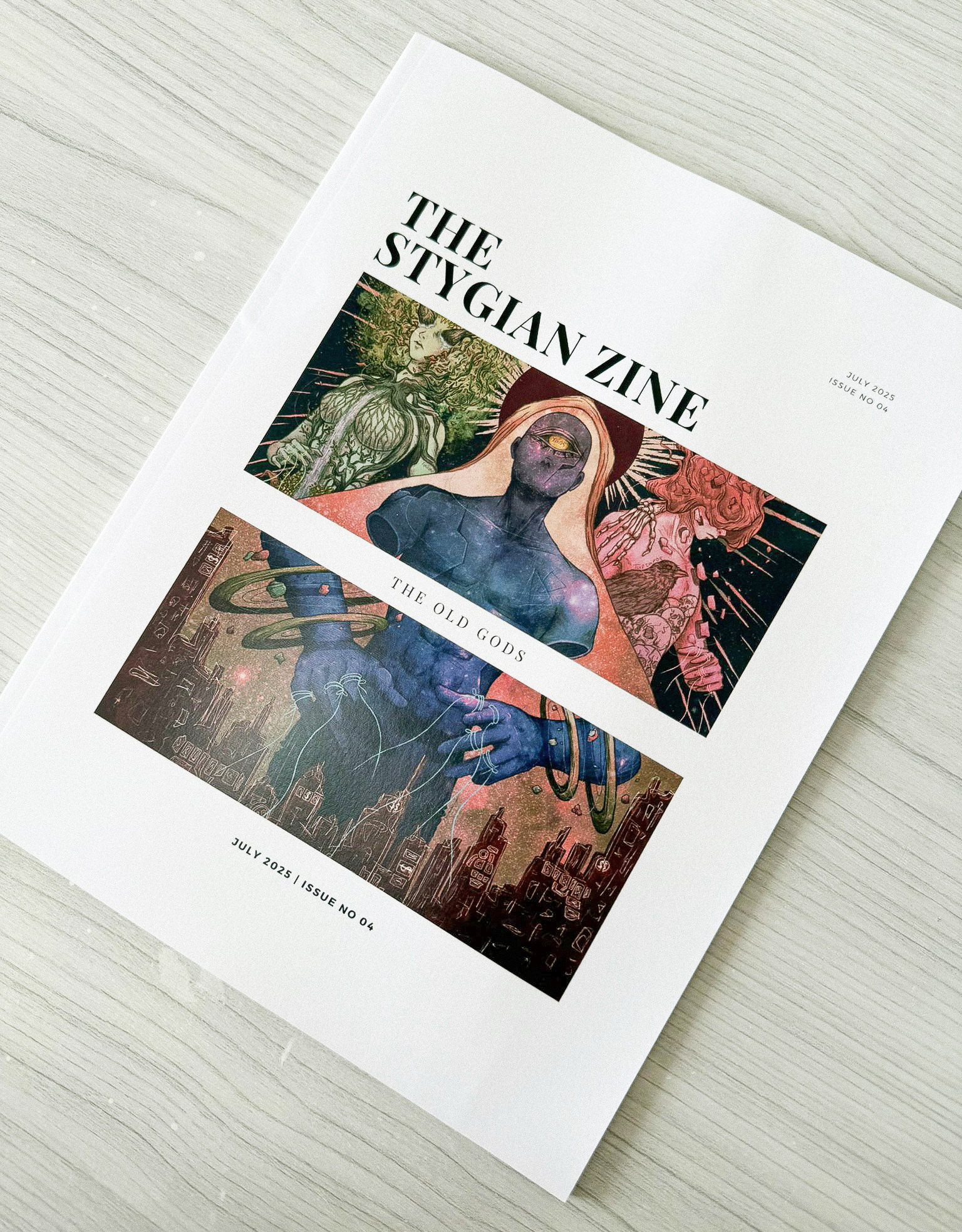 Illustration for the fourth issue of The Stygian Zine, titled “The Old Gods”