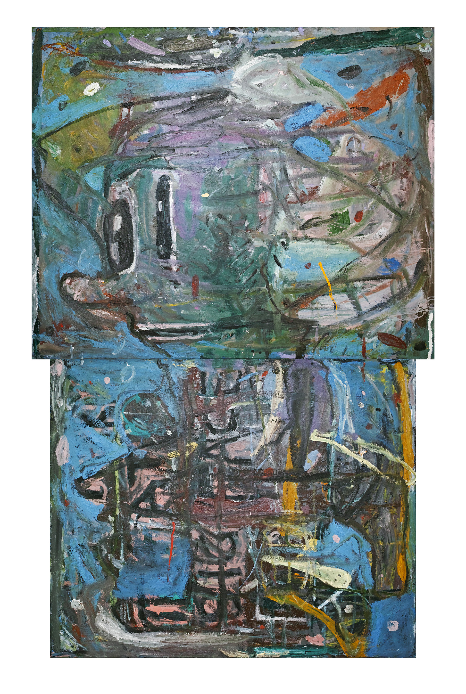 Big Step for human kind, 380x180cm, oil on canvas, 2022