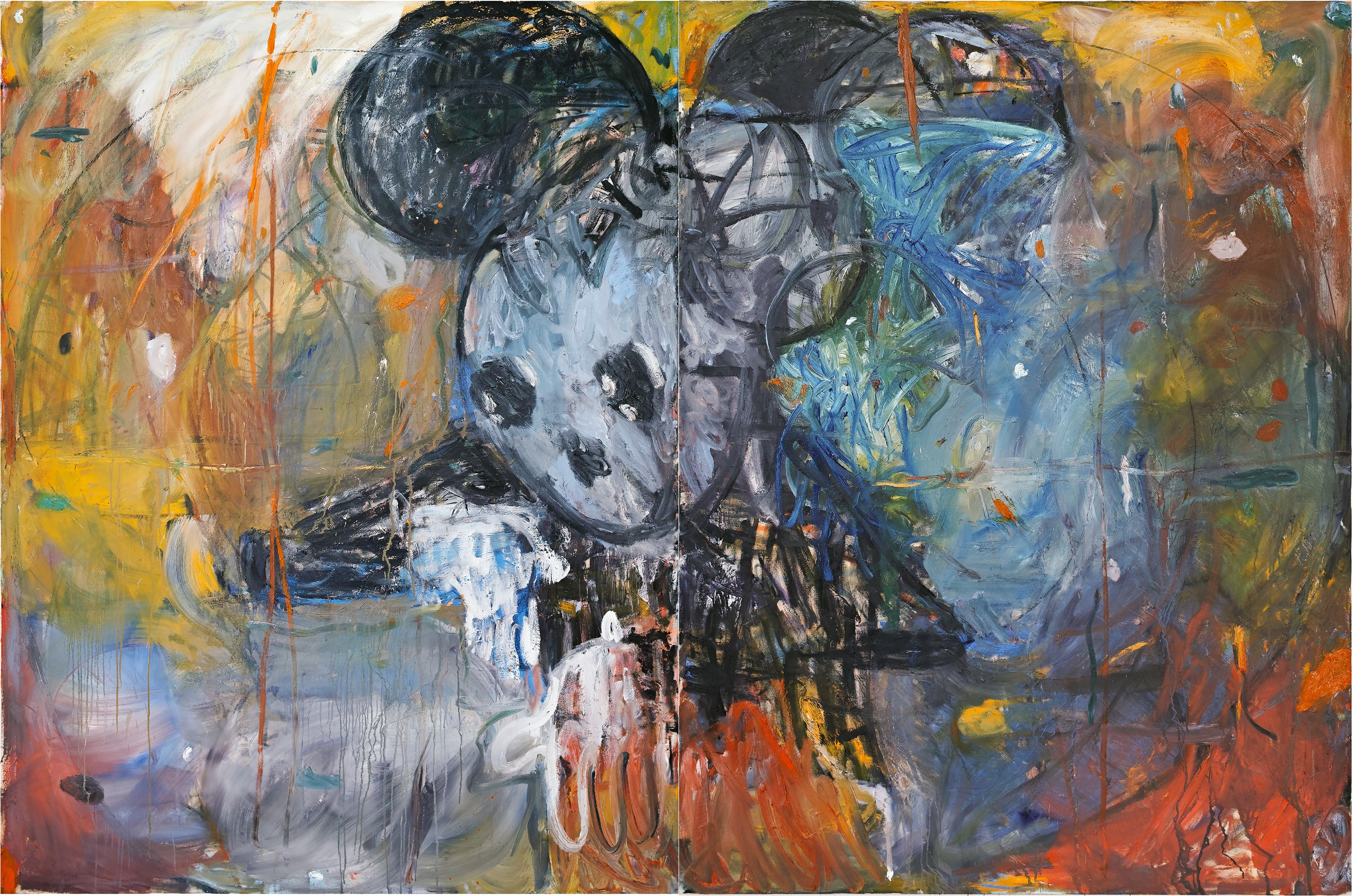 La Campella, 200 x 390 cm, oil on linen, 2023