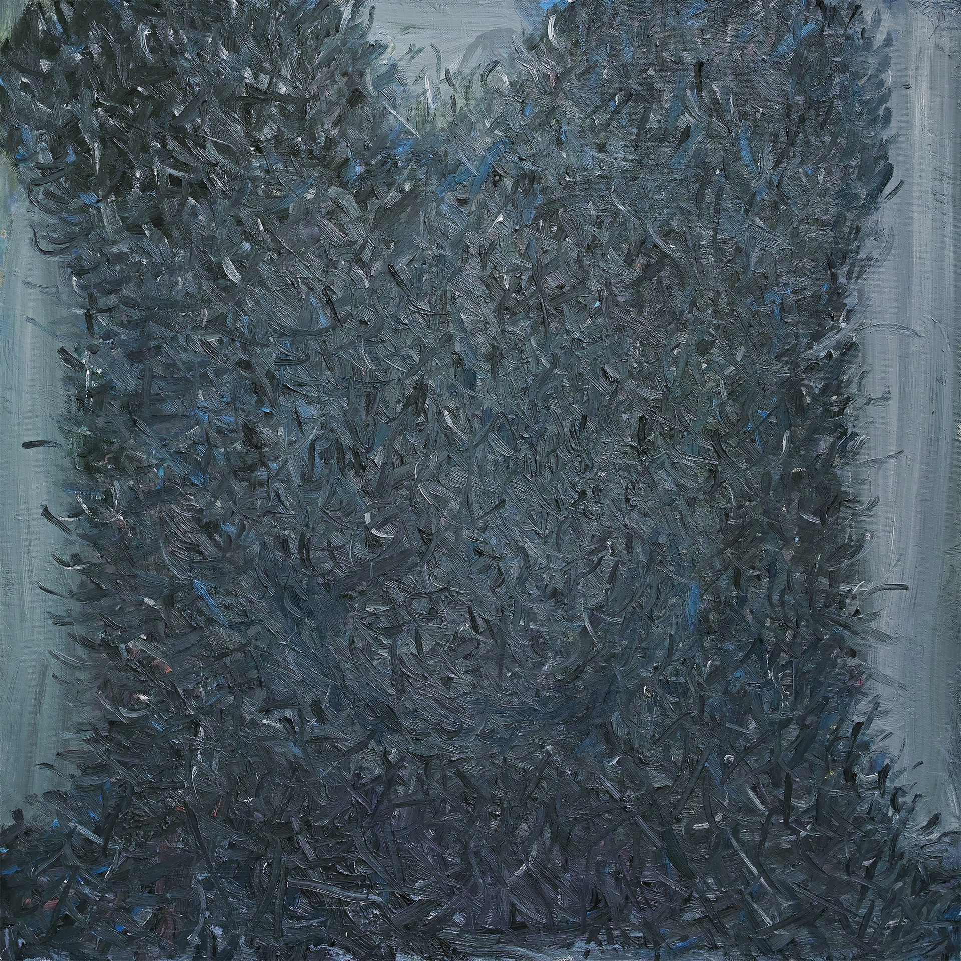 Untitled (Disney Fur) 100x100cm, oil on canvas, 2023w