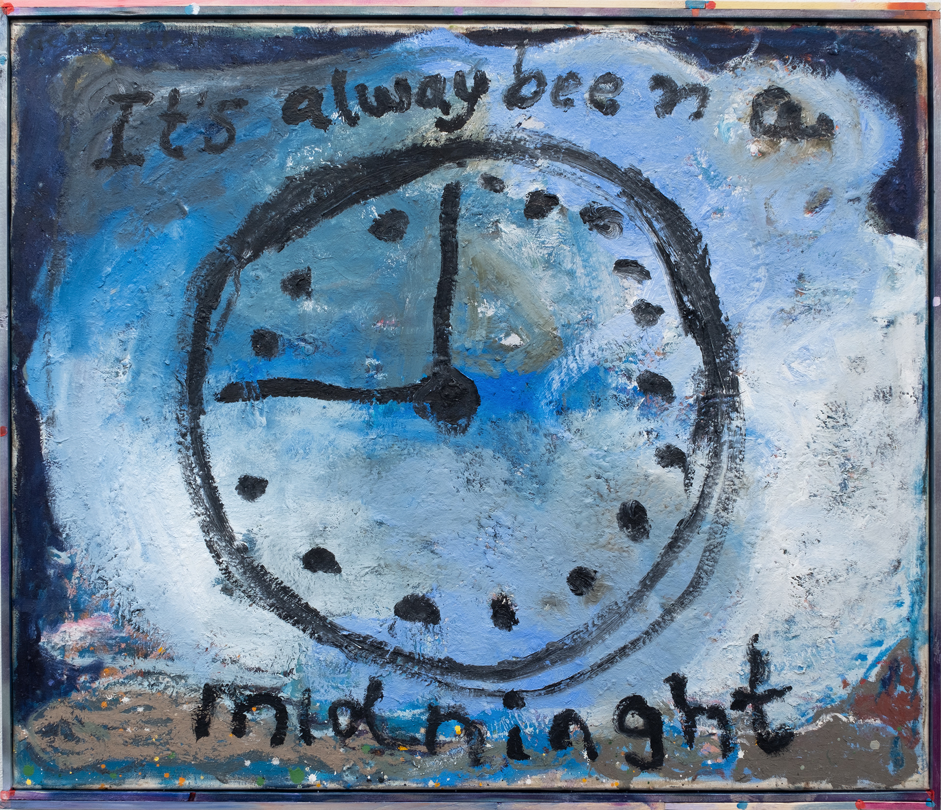 It's Always Been a Midnight, 120 x 105 cm, oil on canvas, 2026