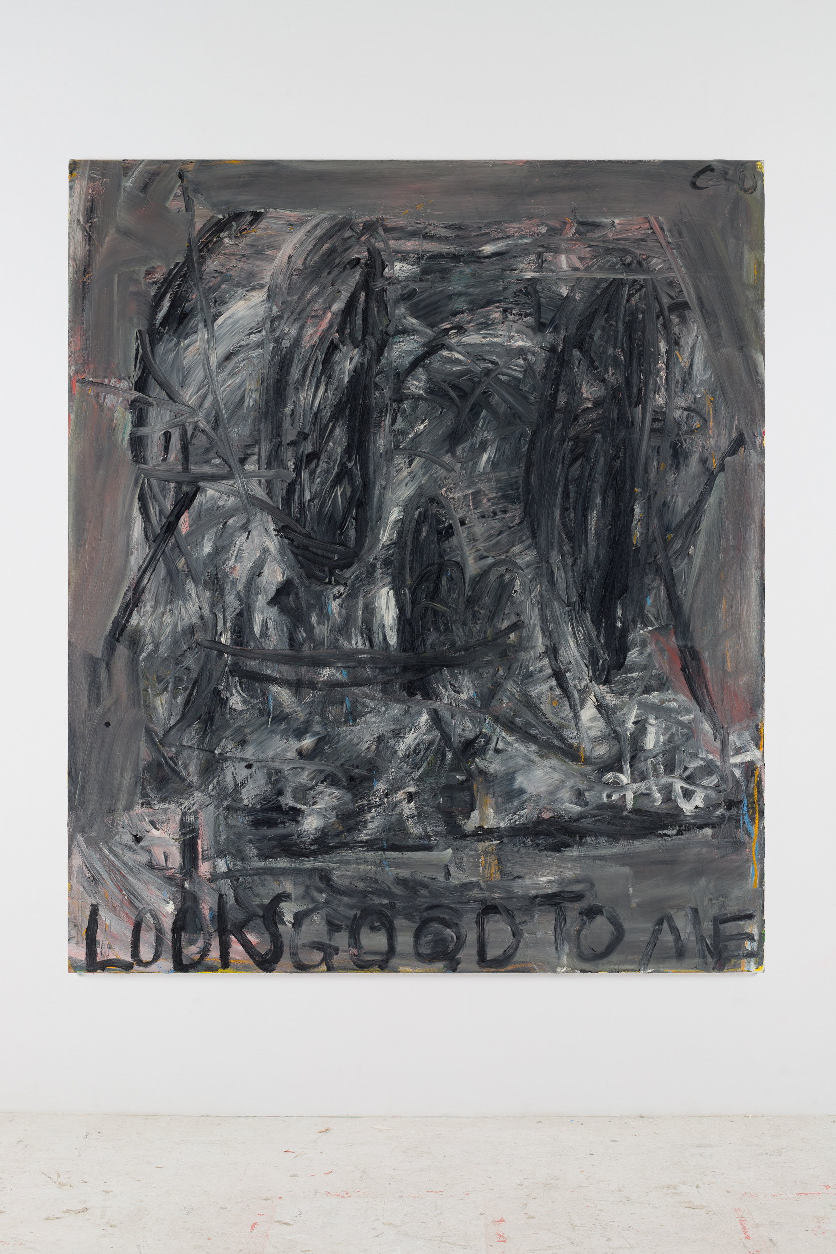 Skull 180x160cm, oil on canvas, 2022