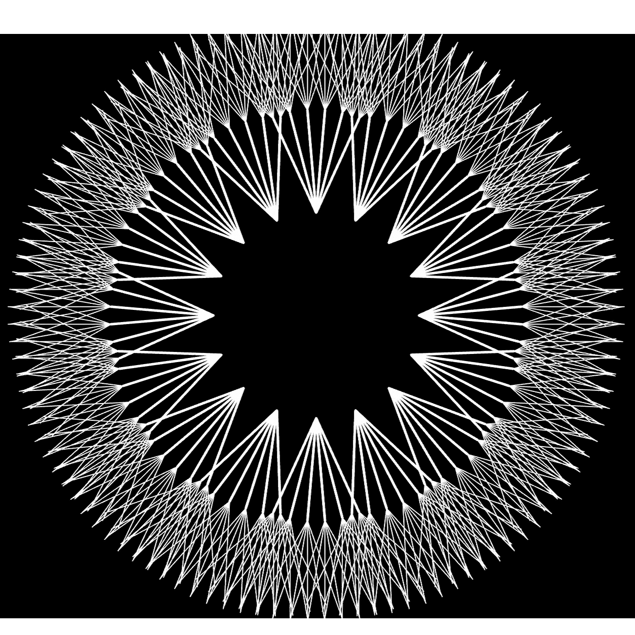 P5 mandala animation