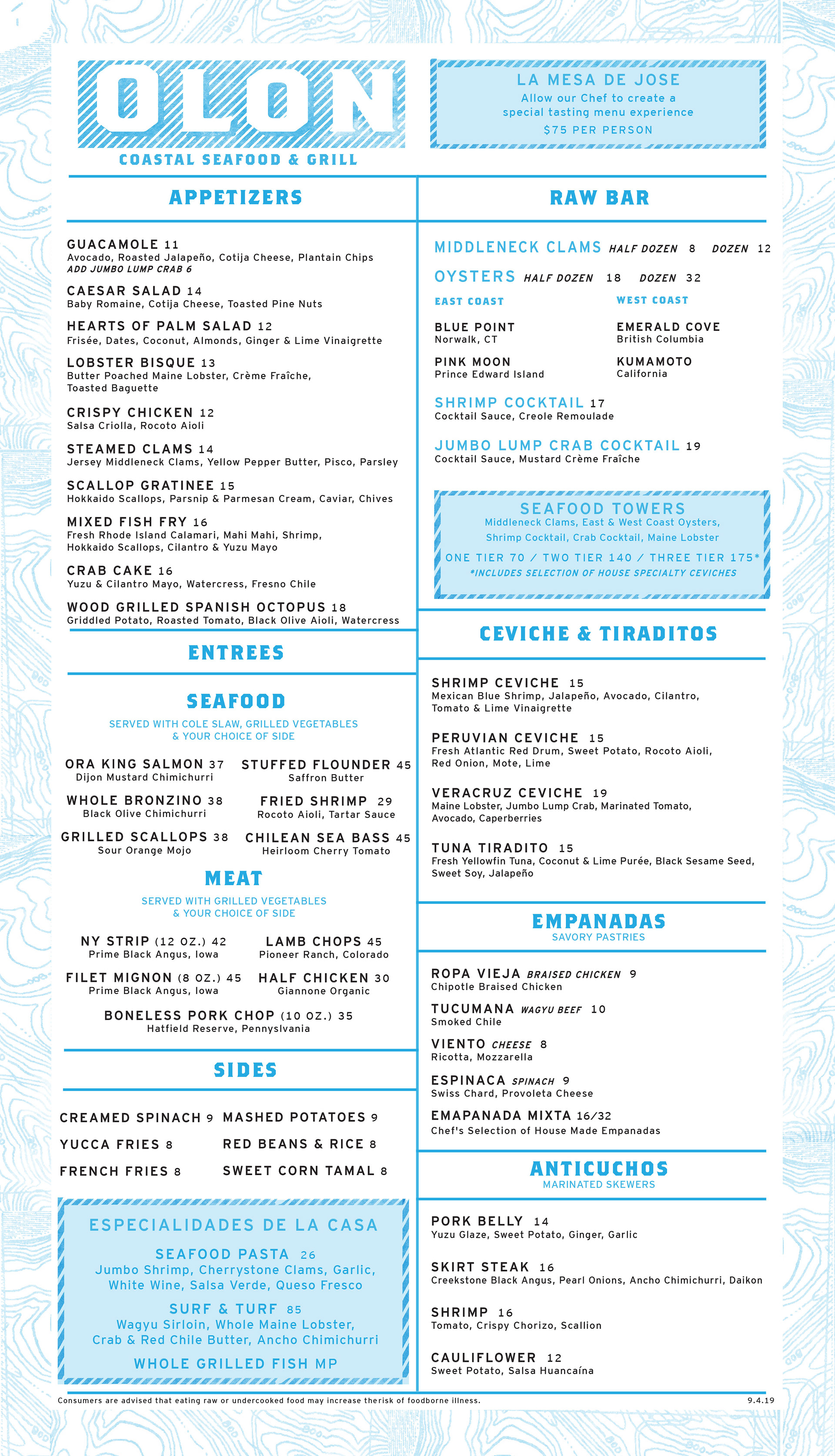 Menu Redesign