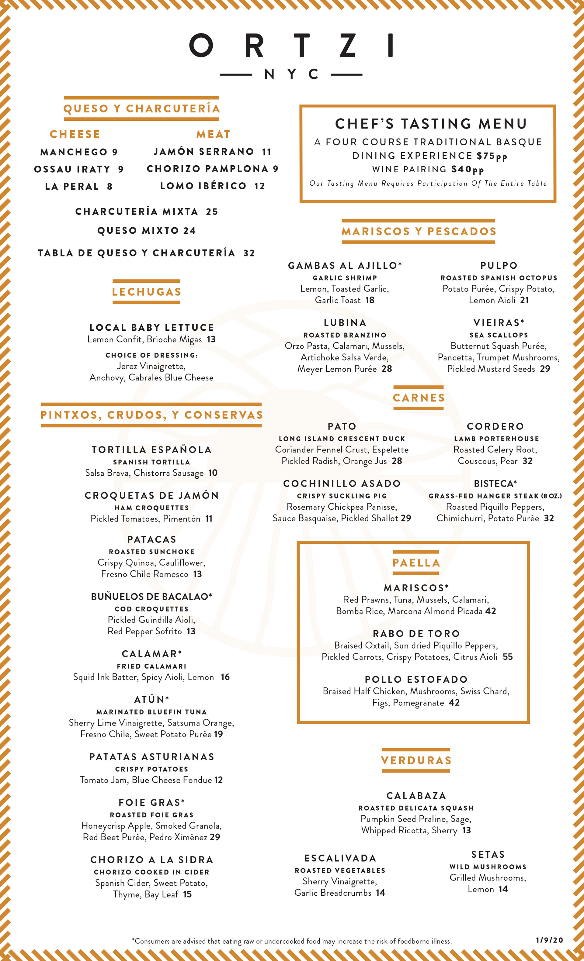 Menu Redesign