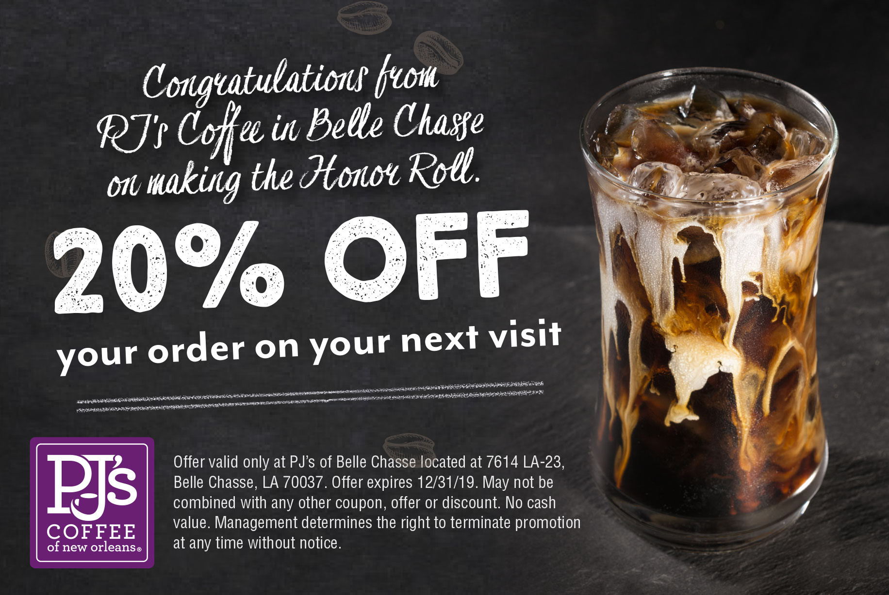 Honor Roll Coupon