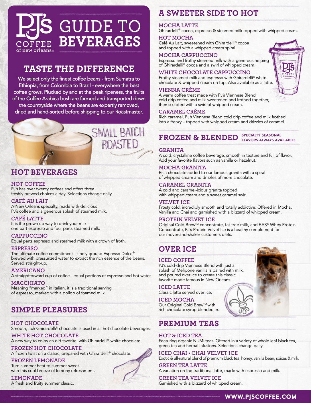 Beverage Guide Bi-Fold Brochure