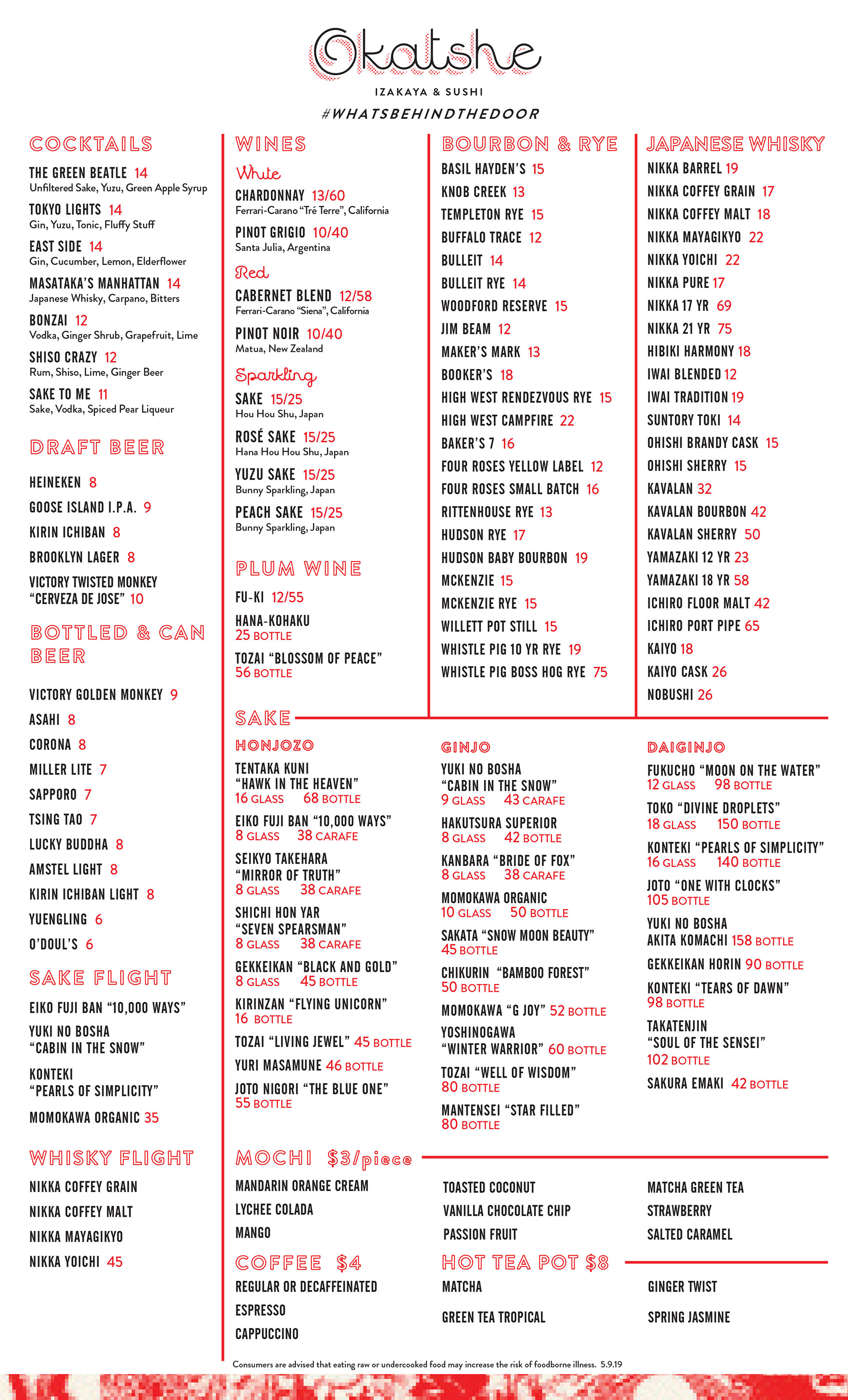 Menu Redesign