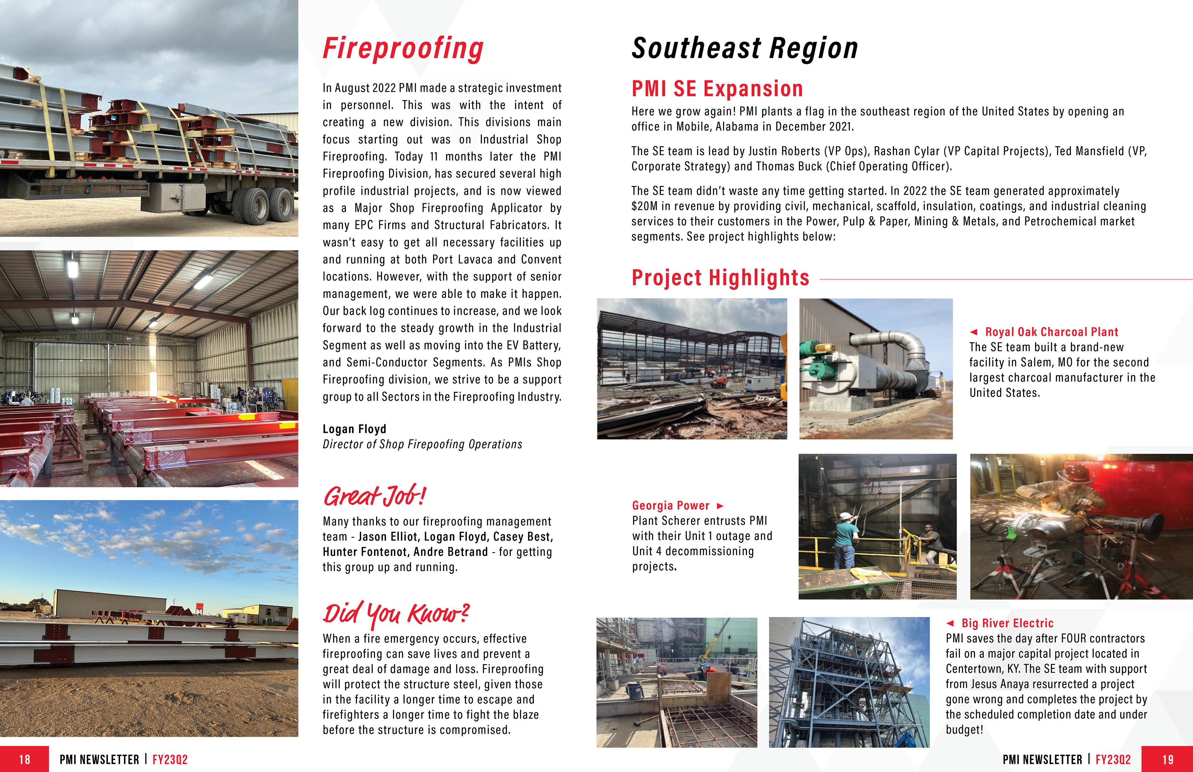 Newsletter Inside Spread