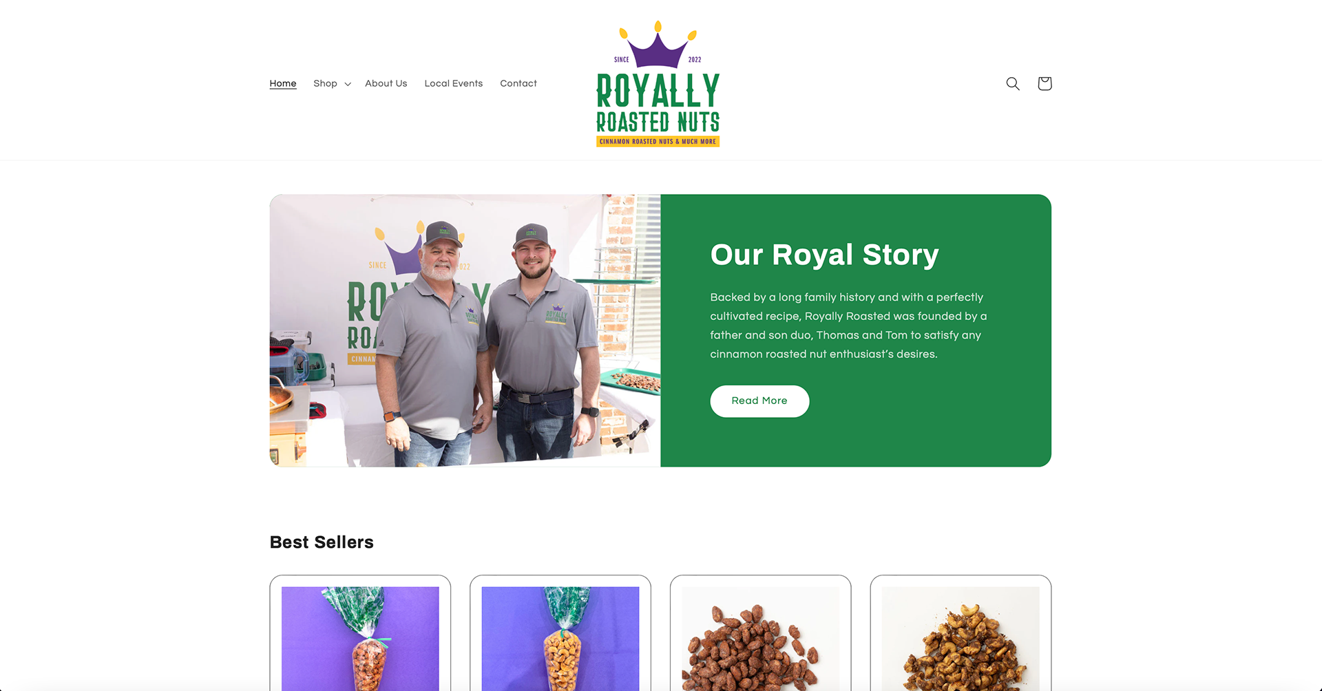 Website Homepage
