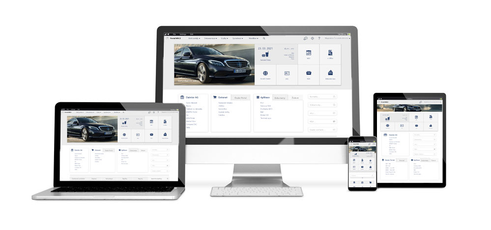 Representative image of the intranet redesign