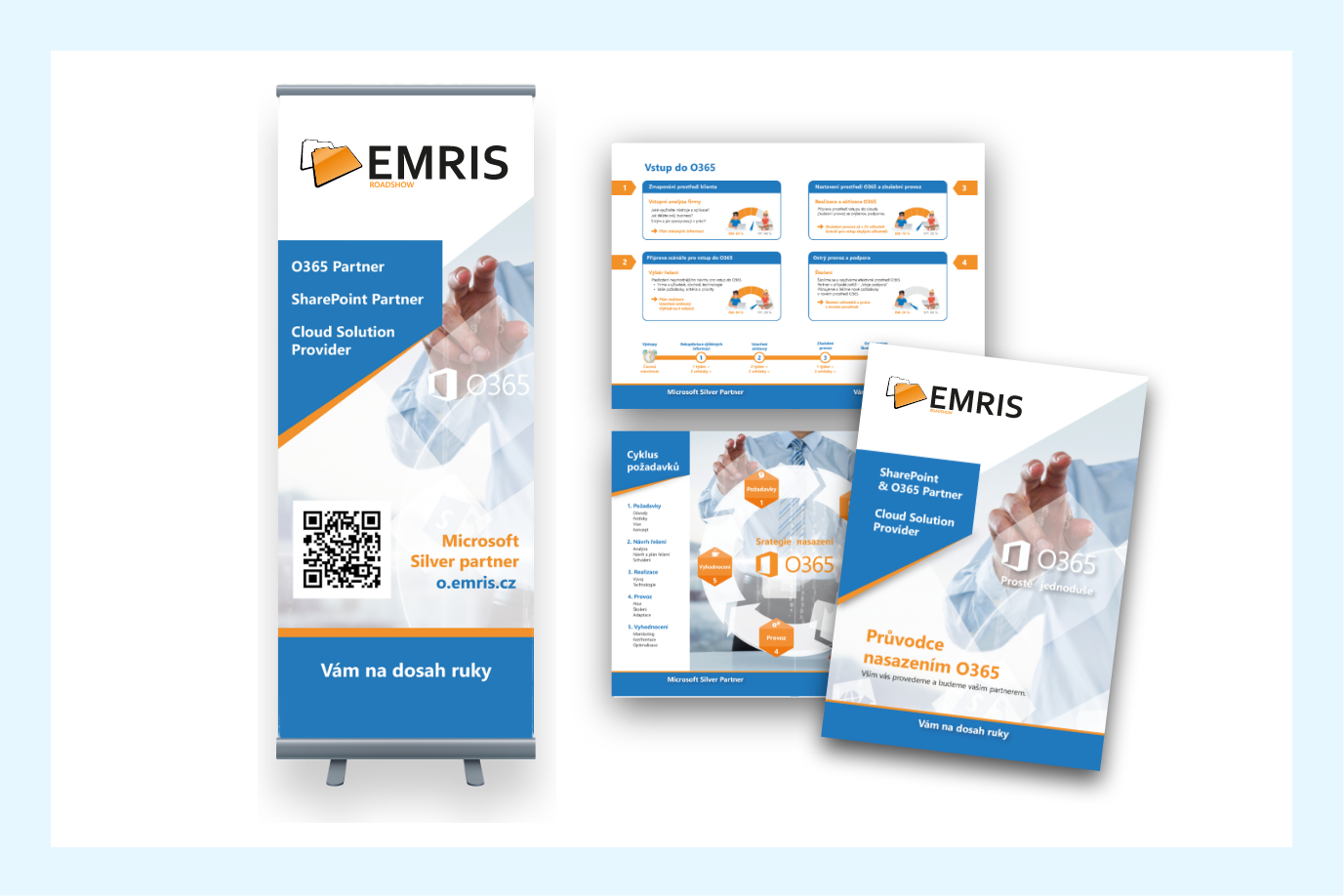 EM Roadshow rollup and brochure exmple