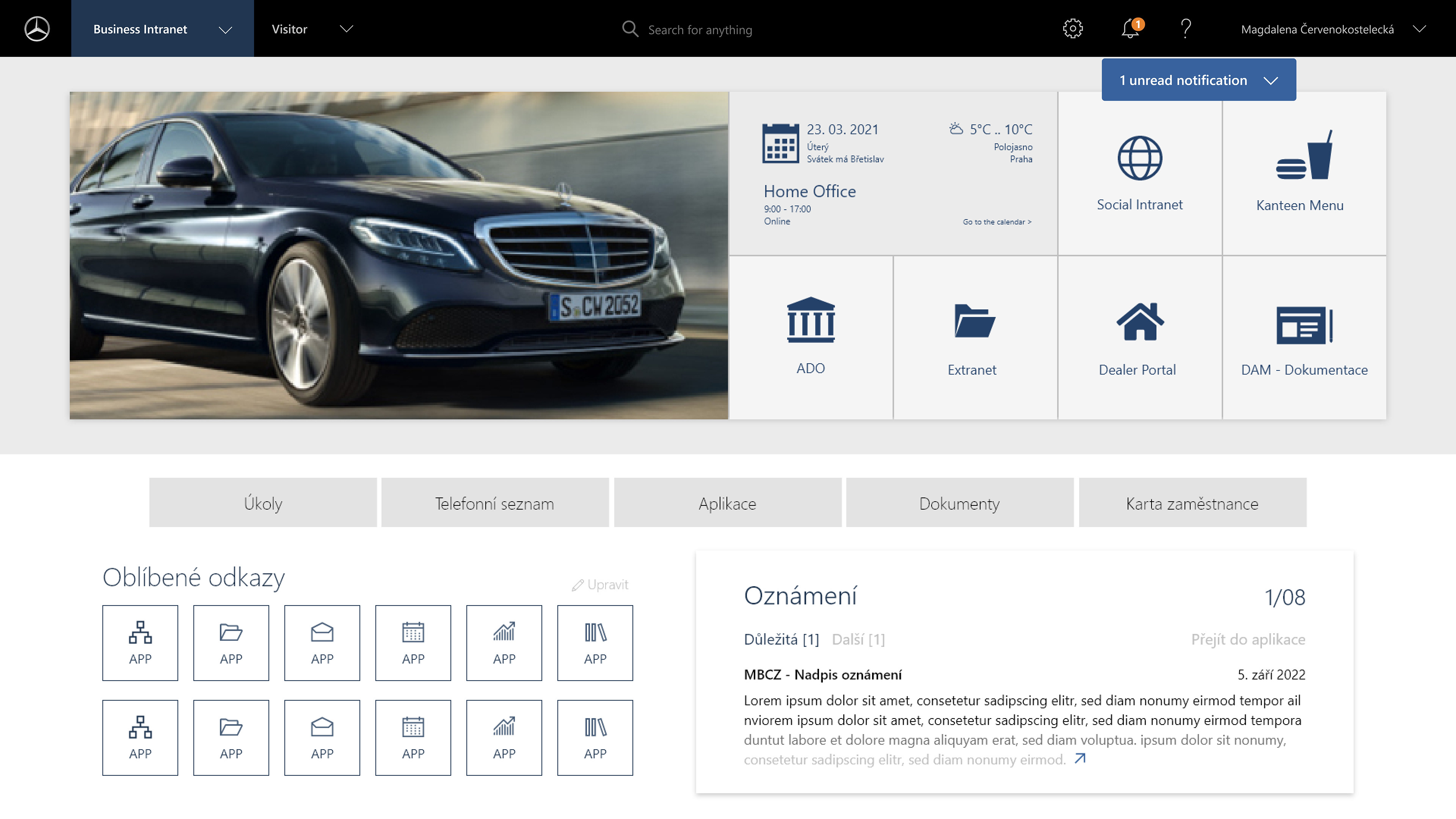 General - new notification
