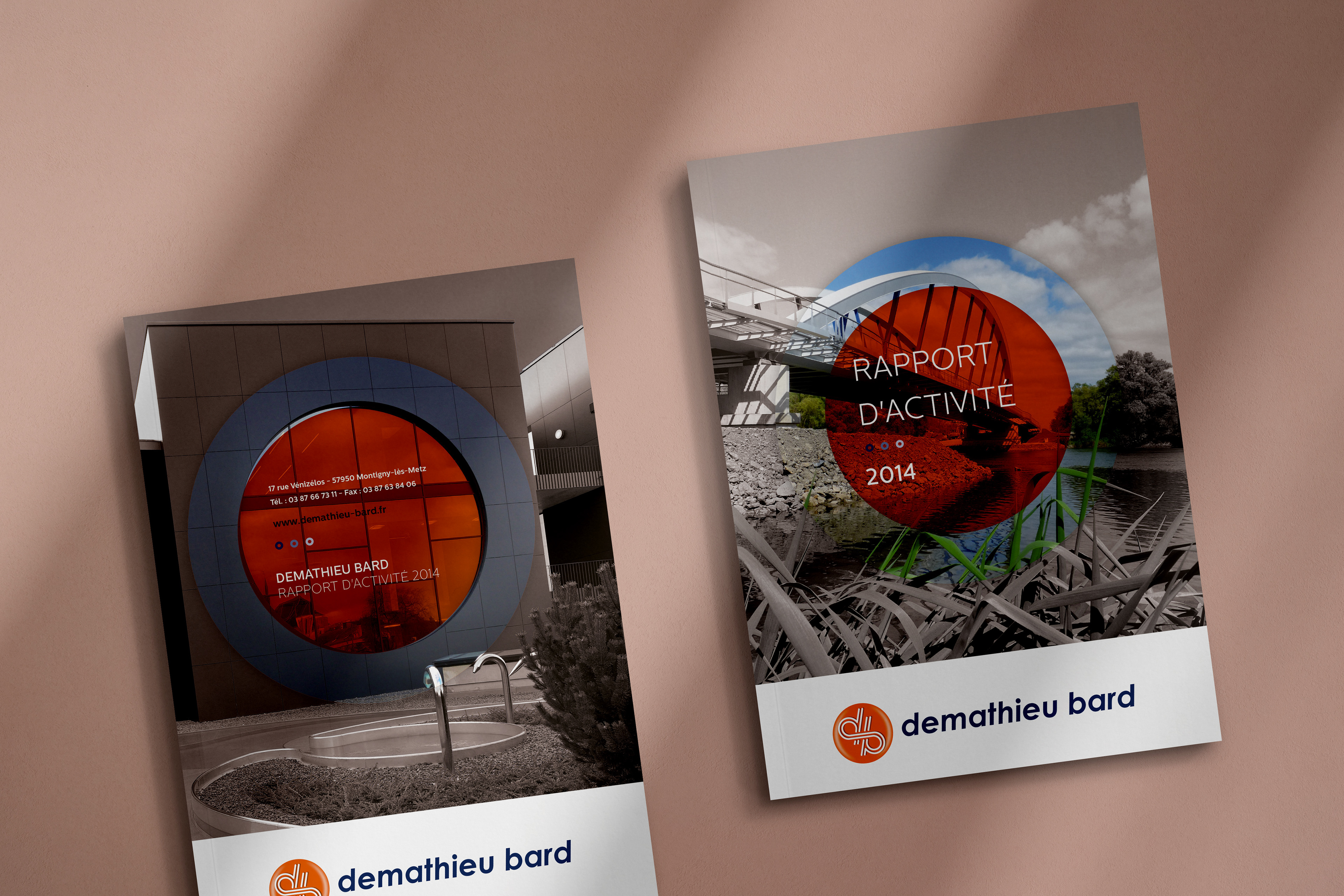 demathieu bard / Rapport d'activité 2014 (maquette)