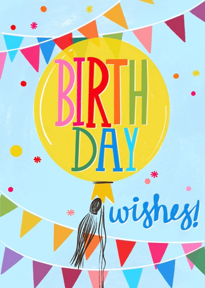 Birthday Wishes 1 Balloon