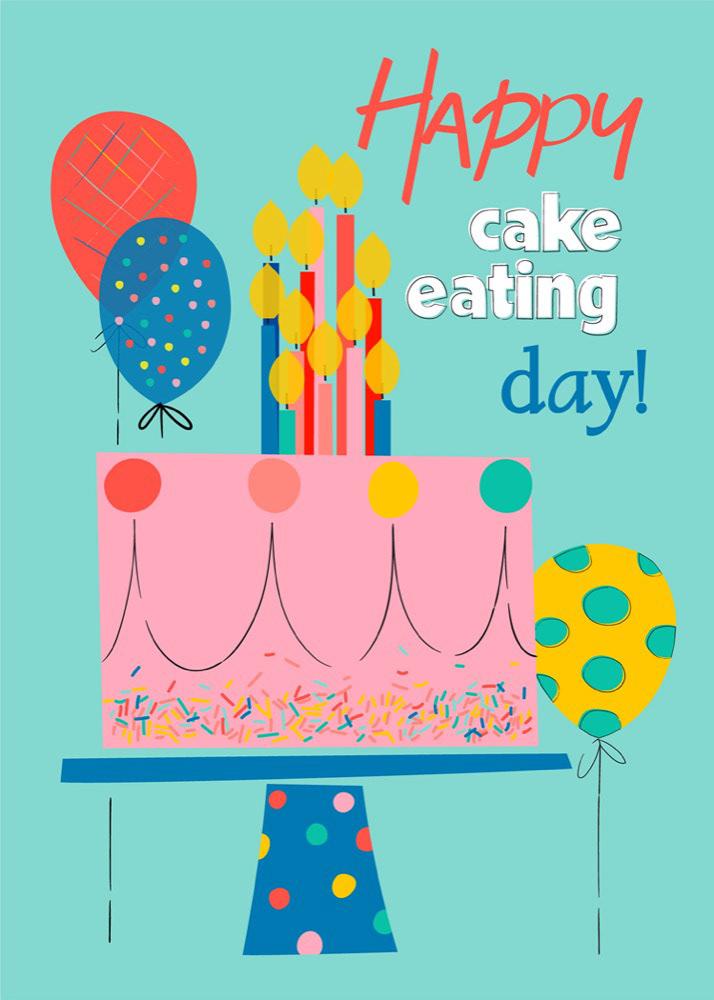 Happy cake eating day