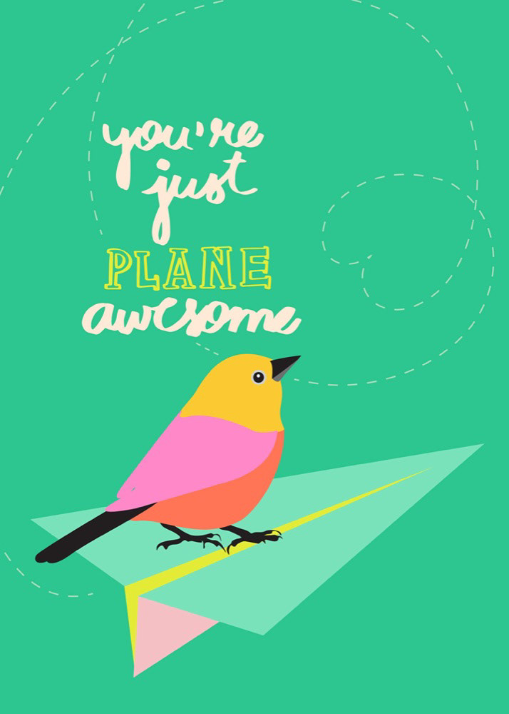 You're just plane awesome