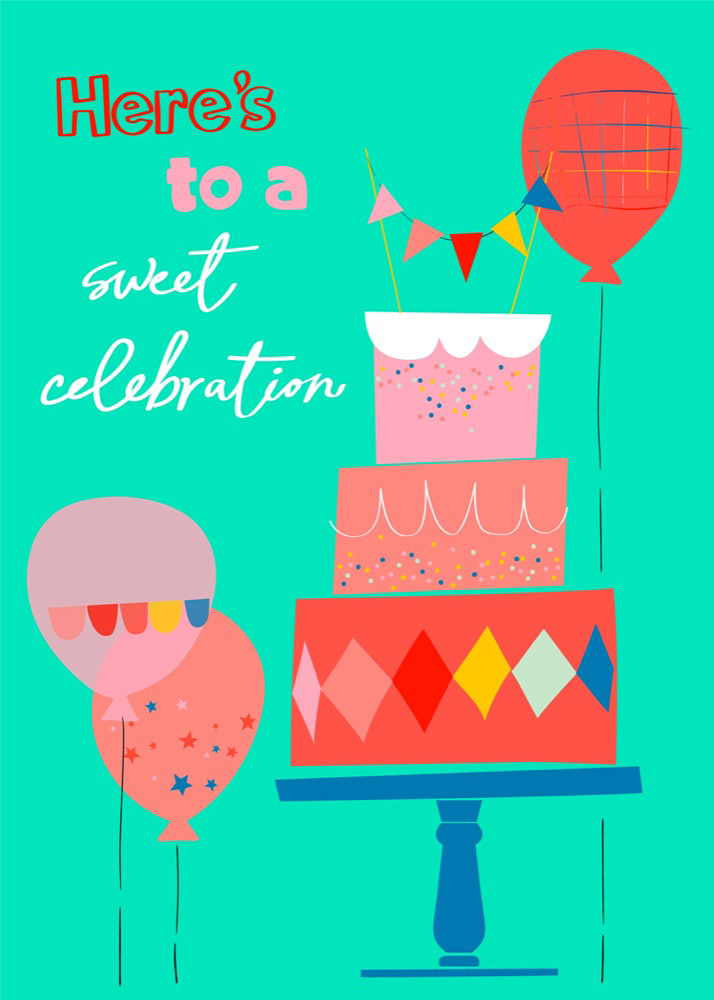 Here's to a sweet celebration