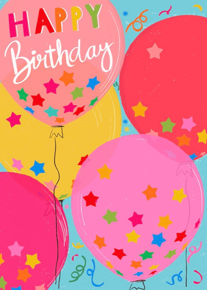 Birthday-5 Balloons