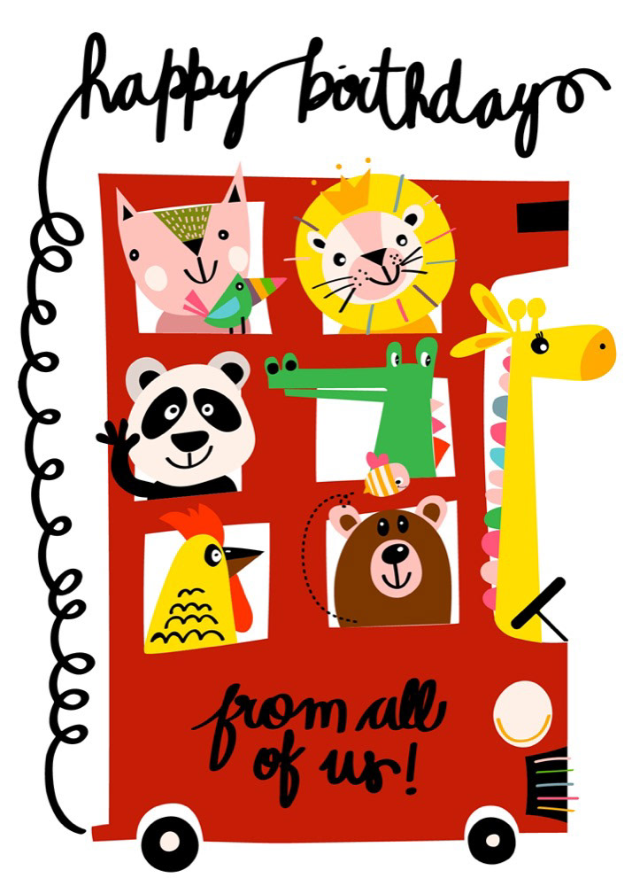 From all of us - Bus
