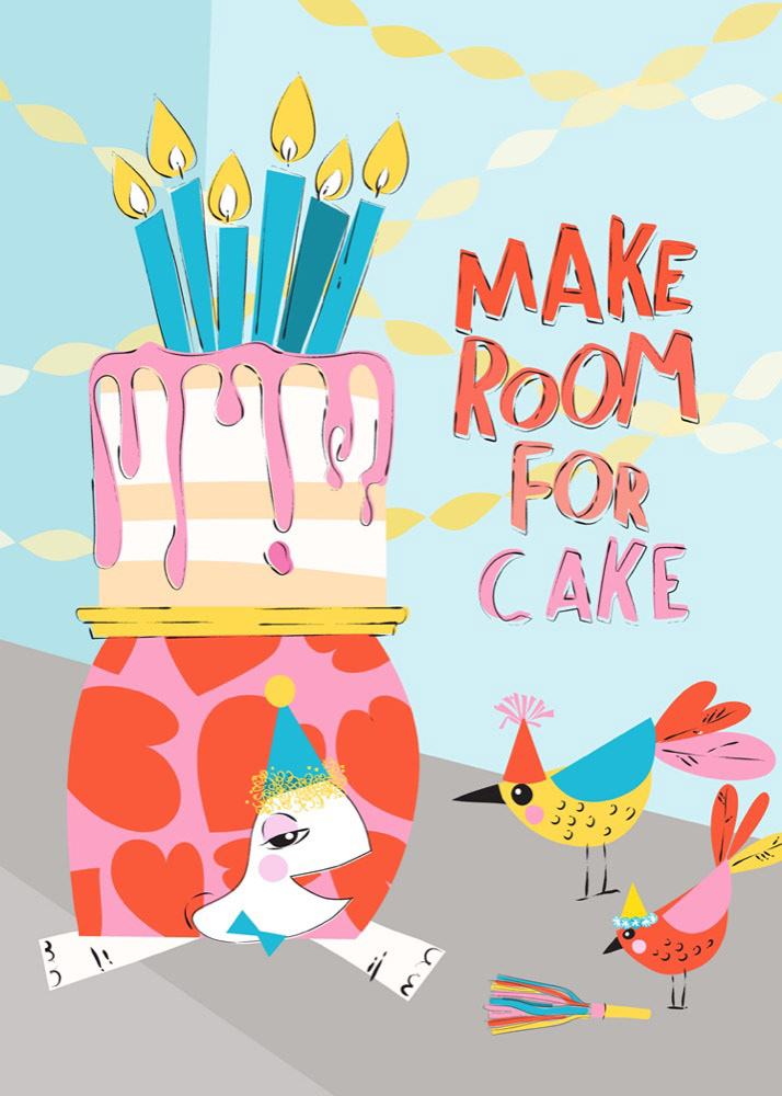 Make room for cake - kid