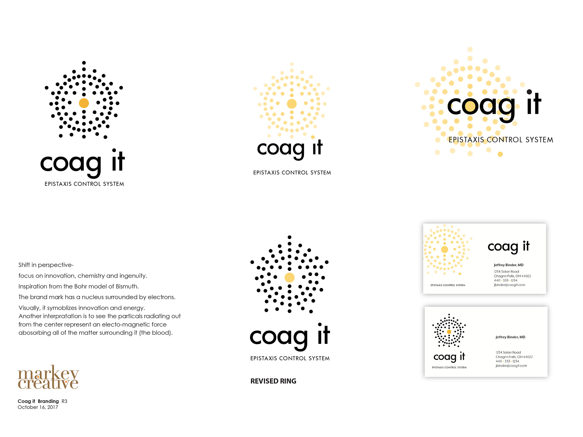 Here is a peak into the creative process.  This was a part of the creative conception presentation with won over the customer.  From this point, other branding materials were rolled out.