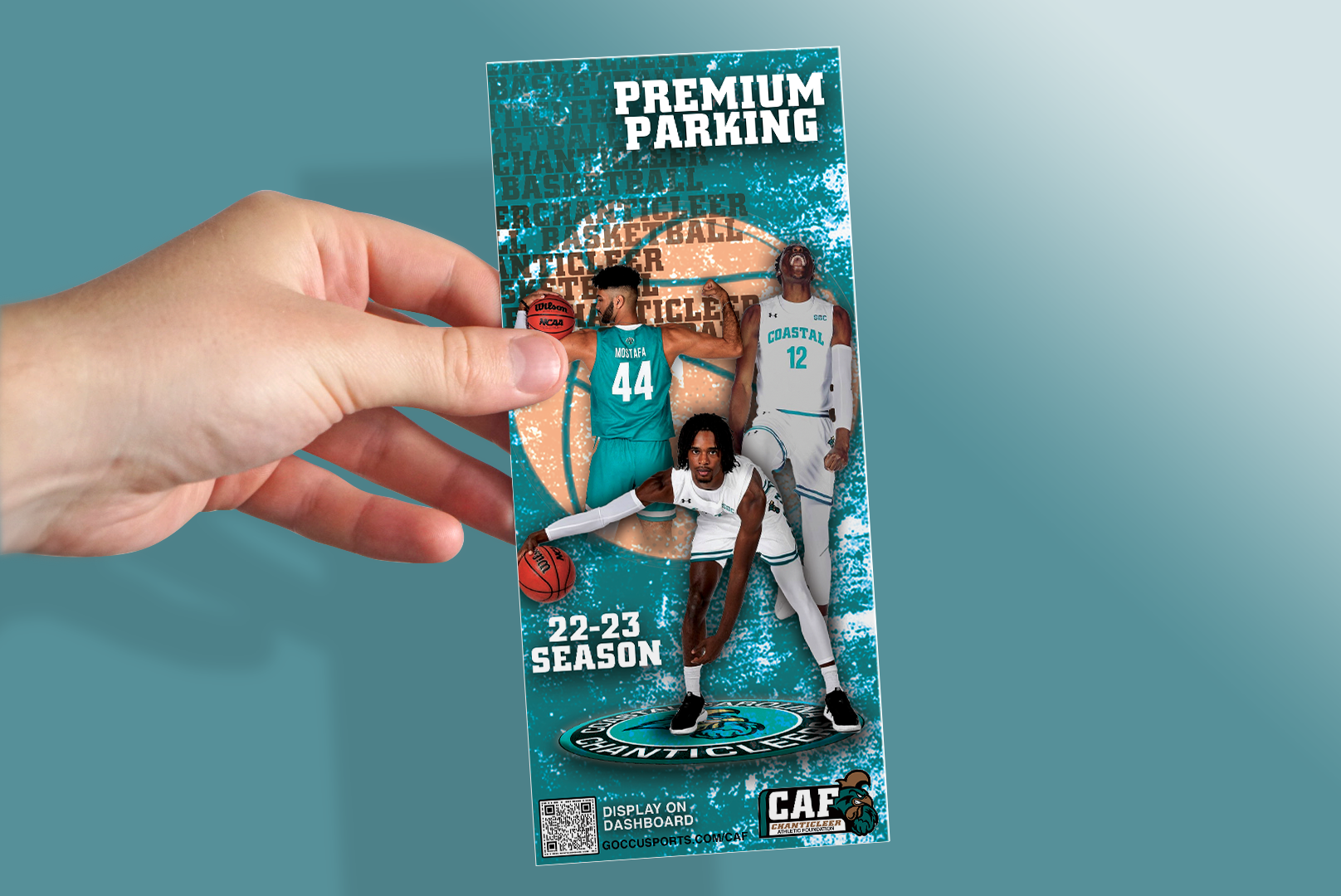 Basketball Parking Pass