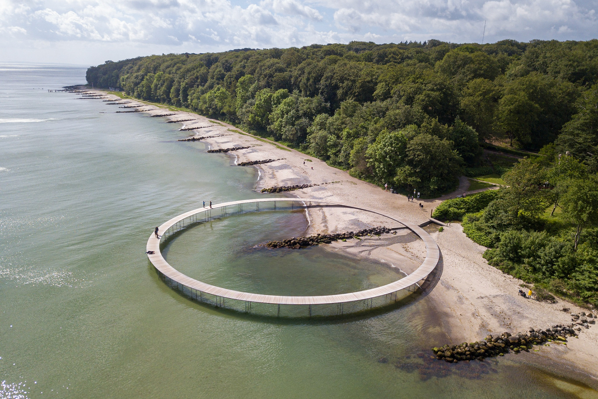 Infinity Bridge in Aarhus, Denmark