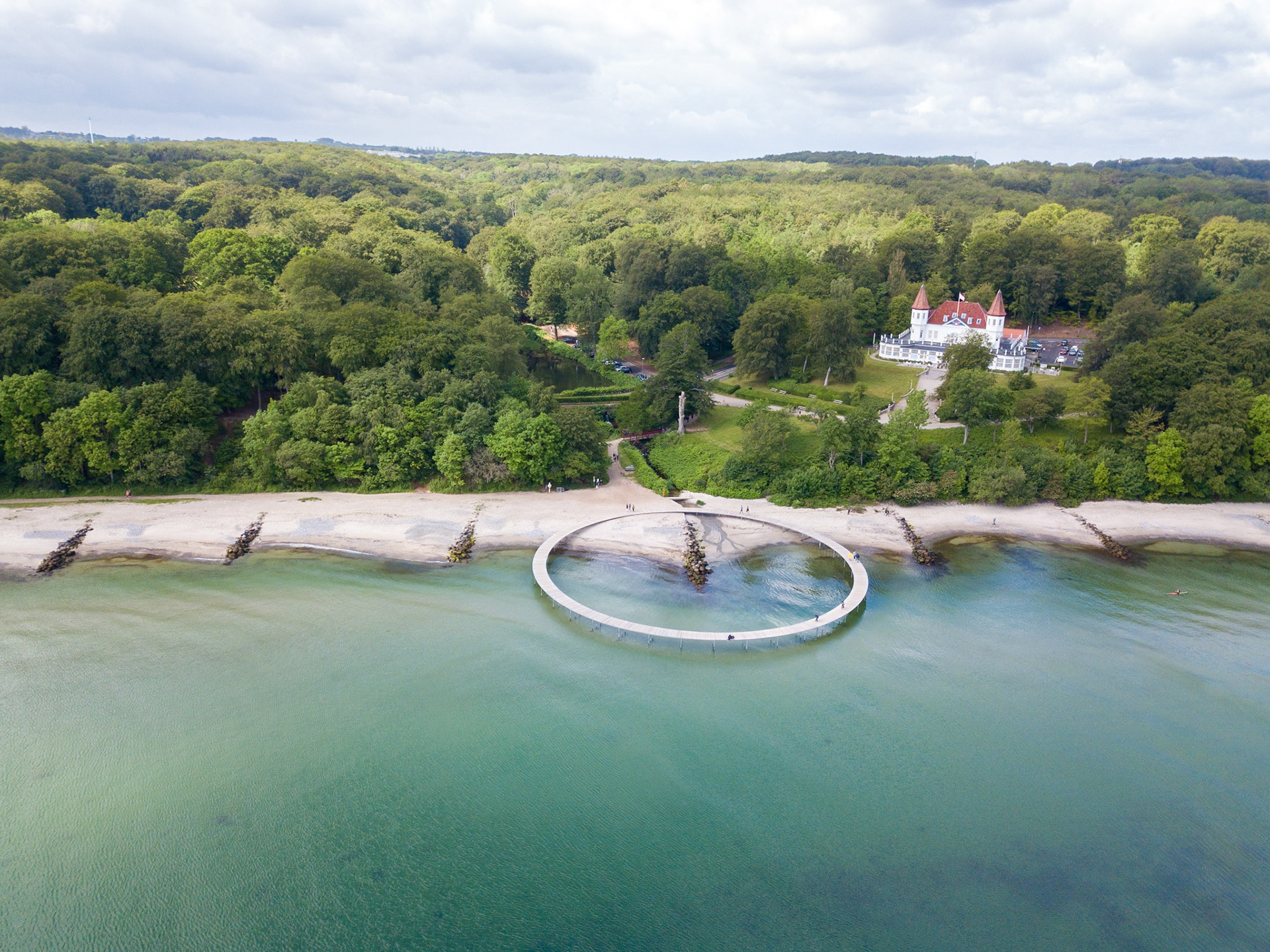 Infinity Bridge in Aarhus, Denmark