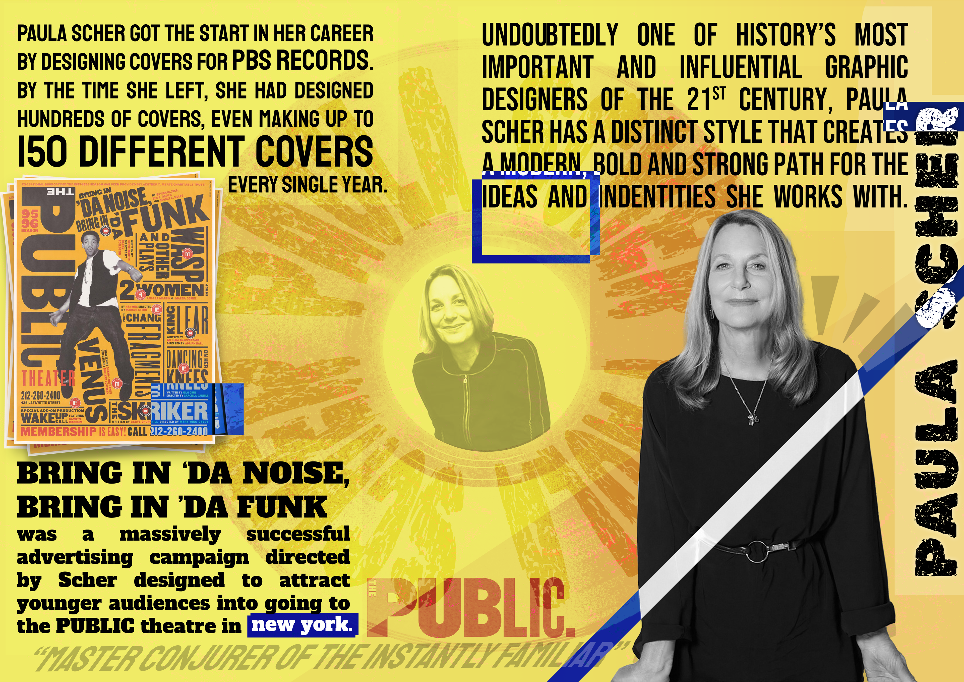 Paula Scher Artist Research