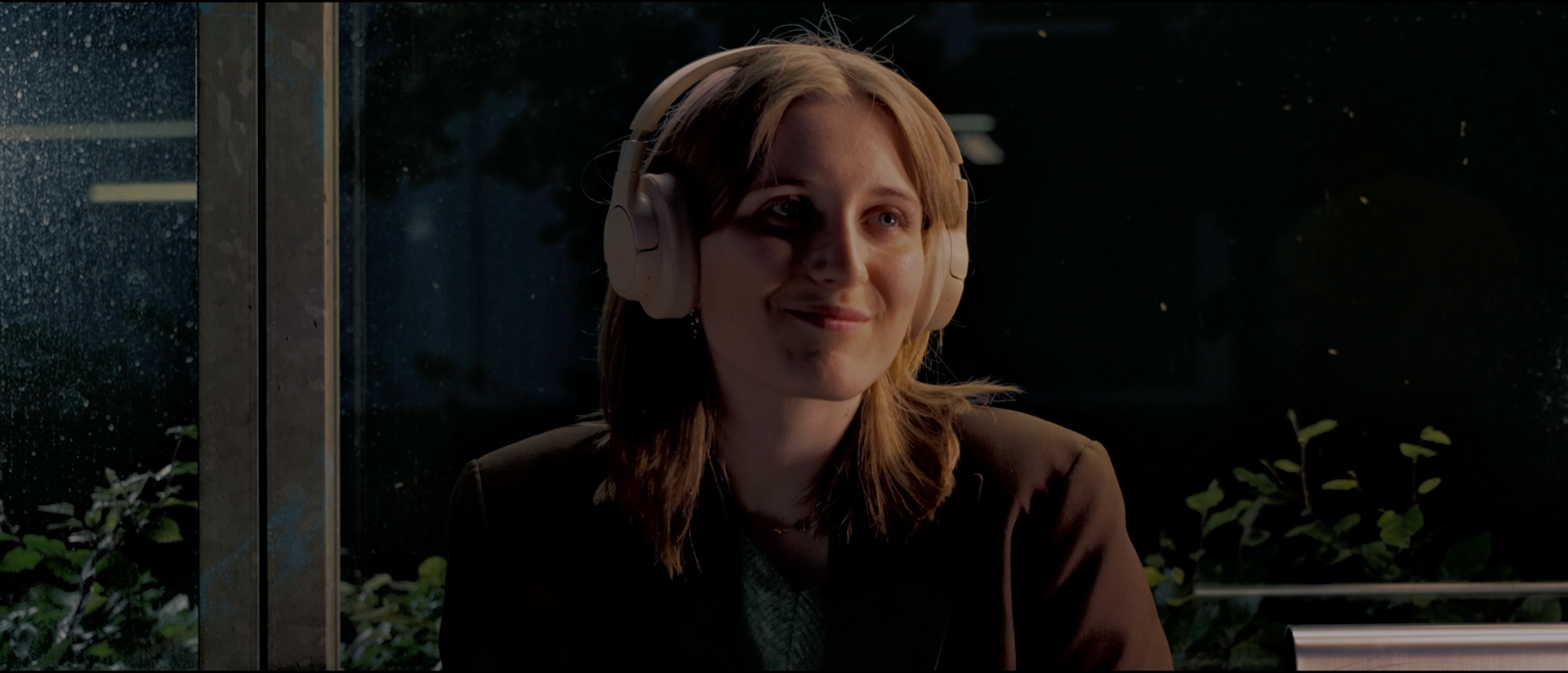 half in the dark and half in the light - made the character feel unbalanced and unpredictable to emphasise suspense and build up an unnerving quality that is reinforced by the audio