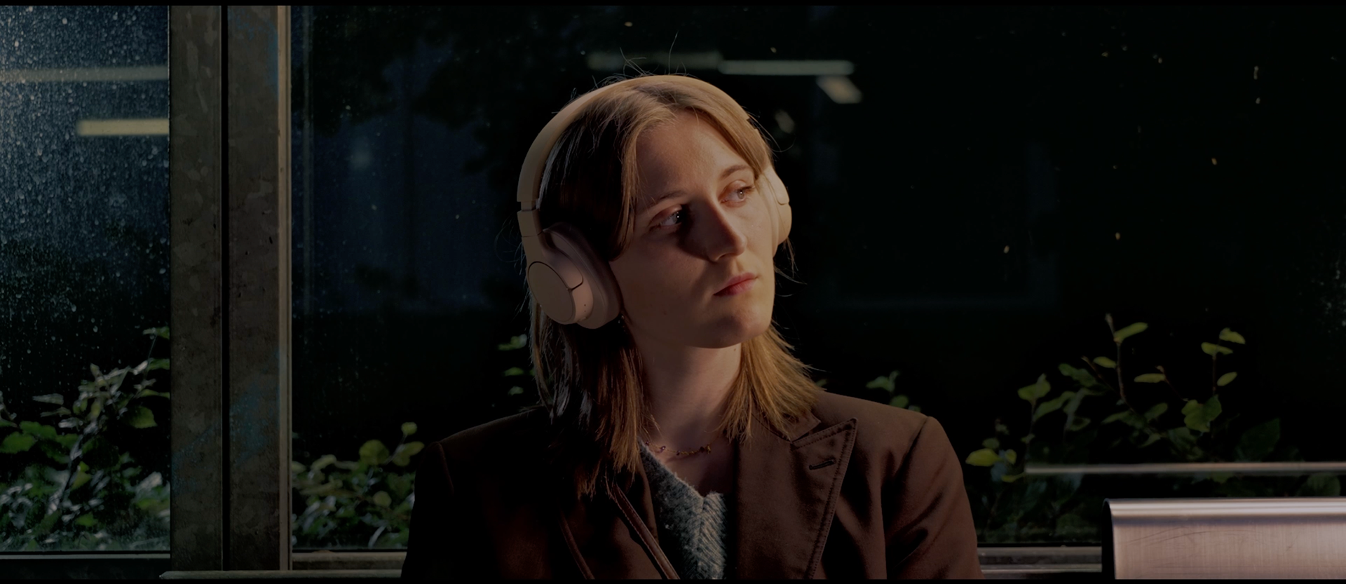 Used practical lighting to emphasise the ambient lighting of the train station. Added background light to create an interested, dynamic image.