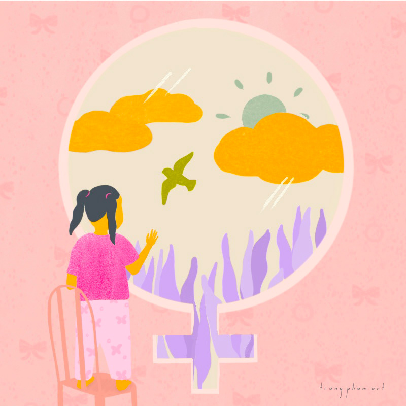 Trang Pham Illustration - Parenting and the Gendered Colors