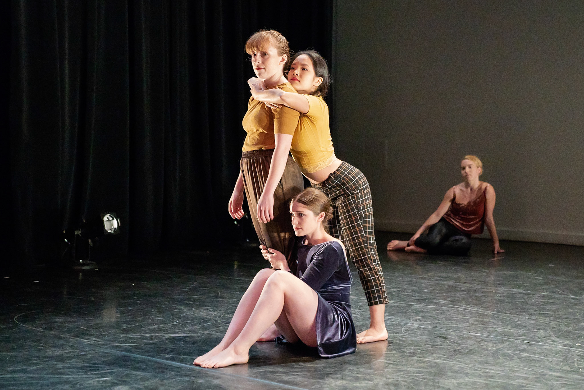 Debbie Mausner Dance Collective; Choreography by Debbie Mausner and dancers; Performed by Eleanor Altholz, Nadia Halim, Chava Lansky, Debbie Mausner, Dorrie Silver
