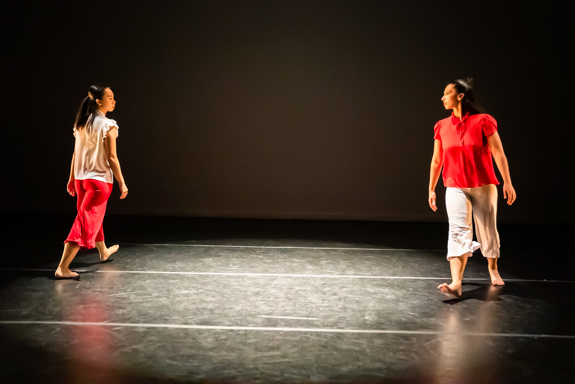 Choreographer: Jiemin Yang; Performers: Iren Kamyshev, Angie Lu; Costumes: Jiemin Yang