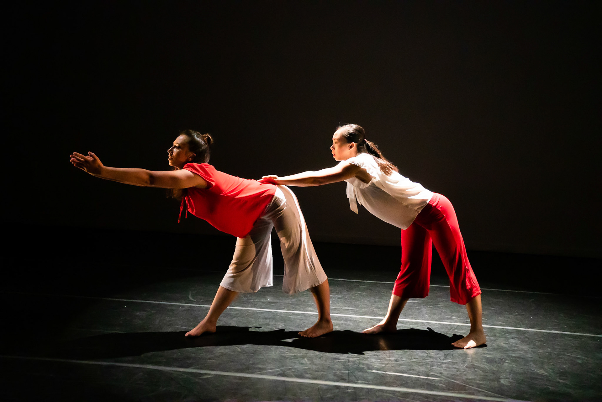 Choreographer: Jiemin Yang; Performers: Iren Kamyshev, Angie Lu; Costumes: Jiemin Yang